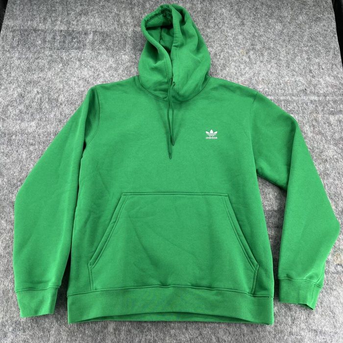 Adidas originals polar fleece hoodie in green hot sale