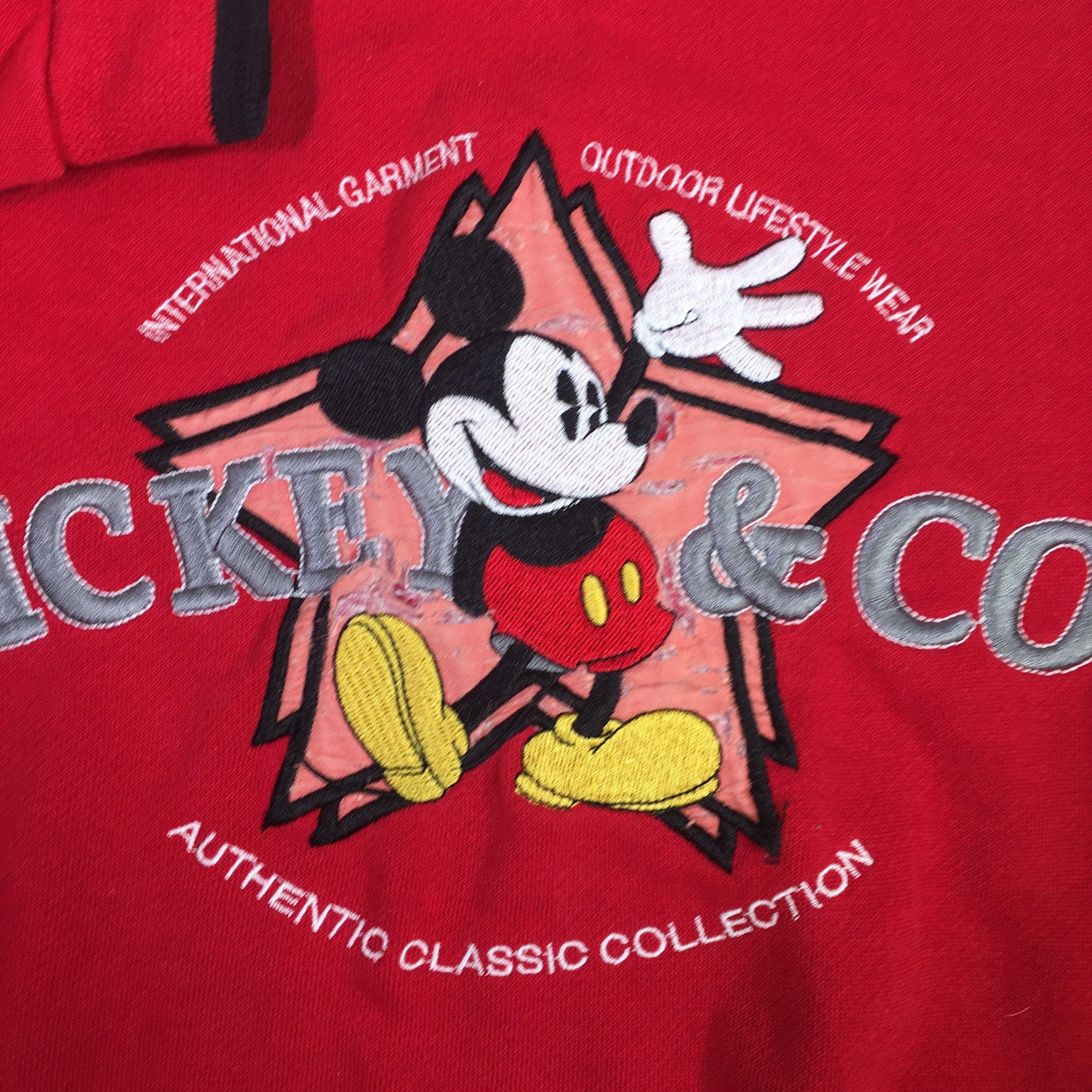 Mickey & Co. 70 80's Mickey Mouse Disney DonnKenny TRI BLEND Sweatshirt Size US M / EU 48-50 / 2 - 6 Thumbnail