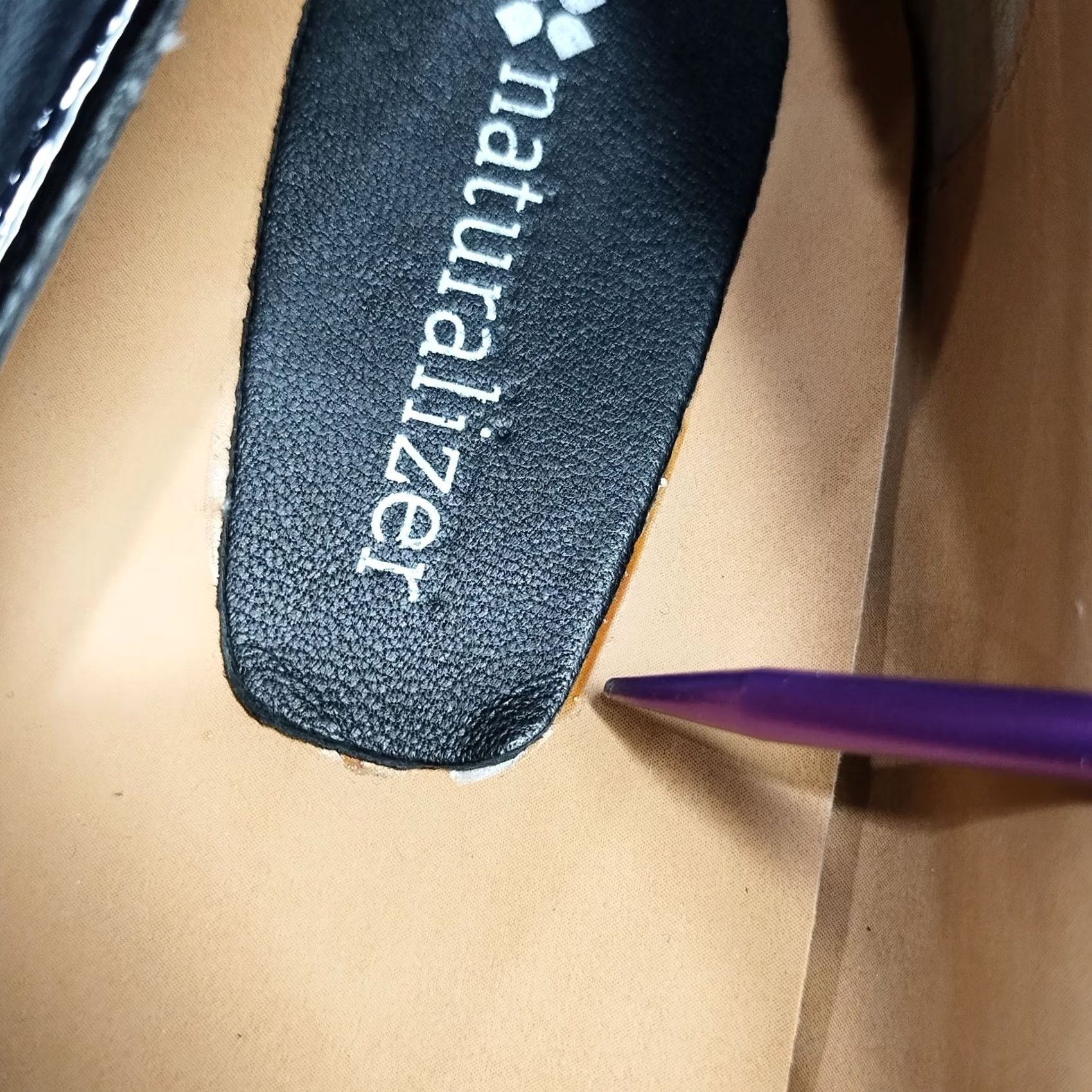 Naturalizer Naturalizer Sweeney Ballet Flats Womens Size 9W Black Leather Decorative Bow Flats Size US 9 / IT 39 - 5 Thumbnail