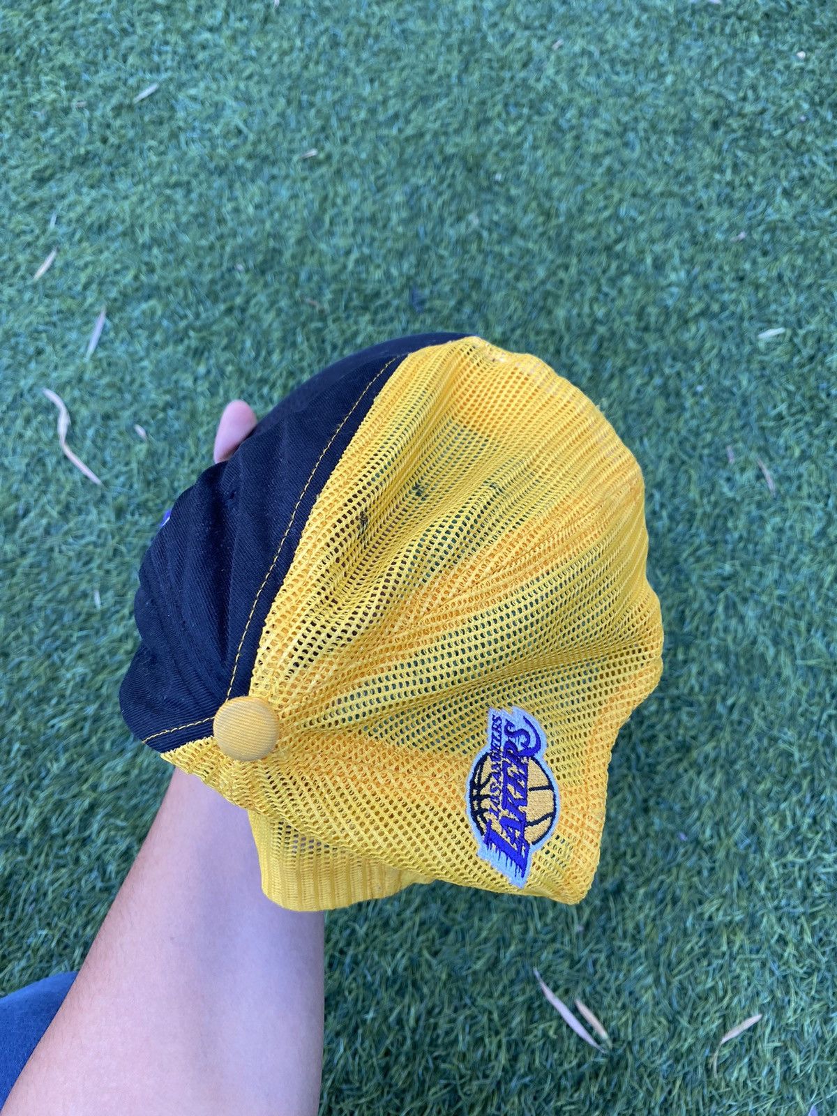 NBA × Reebok × Vintage VINTAGE REBOKK LAKERS HAT Size ONE SIZE - 2 Thumbnail