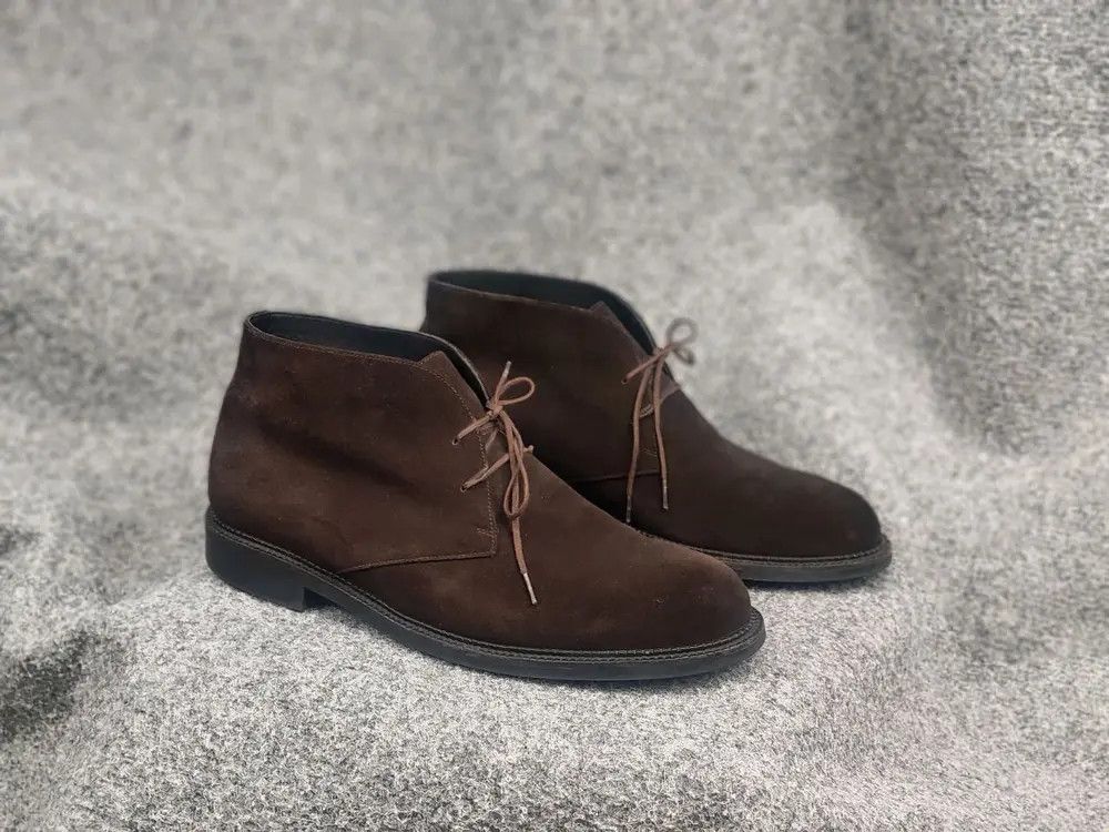 J.M. Weston J. M. Weston France Brown Suede Miles Chukka Desert Boots Size US 10 / EU 43 - 2 Thumbnail