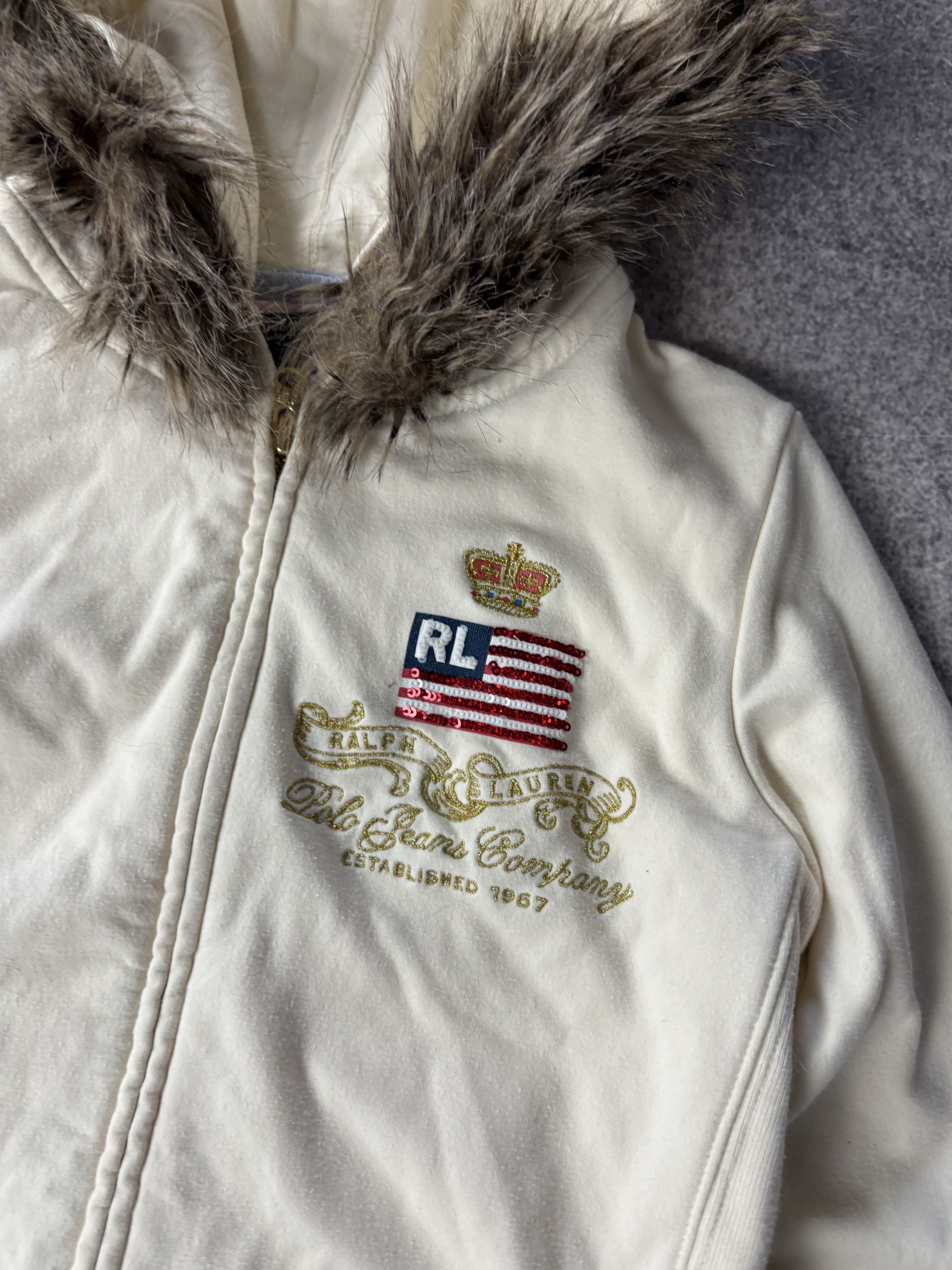 Polo Ralph Lauren Polo Ralph Lauren Flag USA Zipper Fur Hoodie LGB style Size US XS / EU 42 / 0 - 5 Thumbnail
