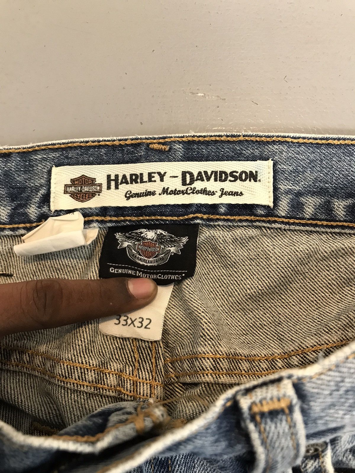 Harley Davidson × Vintage Vintage Harley Davidson straight fit denim Size US 34 / EU 50 - 6 Thumbnail