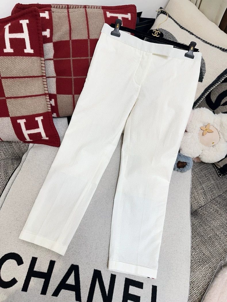 Thom Browne Thom Browne White trousers Size US 40 / EU 56 - 6 Thumbnail