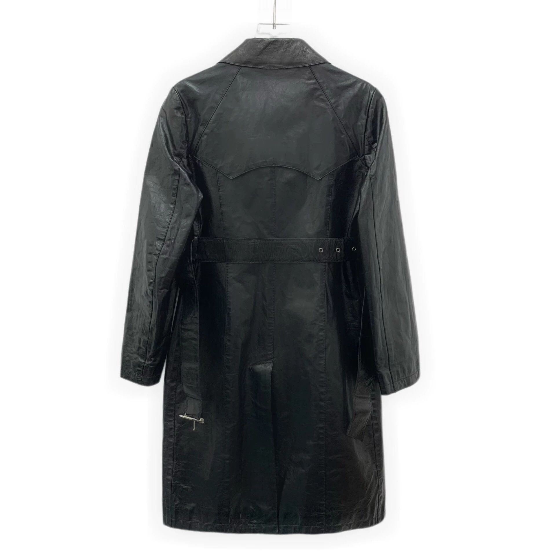 Maison Margiela JW0742 Maison Margiela Black Leather Lapel Long Sleeve Size US XS / EU 42 / 0 - 2 Thumbnail