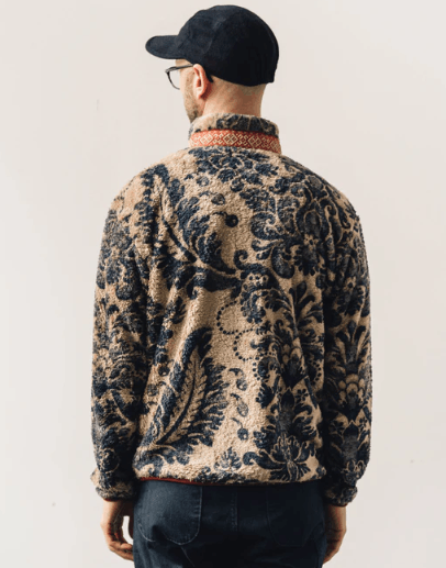 Kapital KAPITAL DAMASK light fleece zip up blouson beige new M Size US M / EU 48-50 / 2 - 9 Thumbnail
