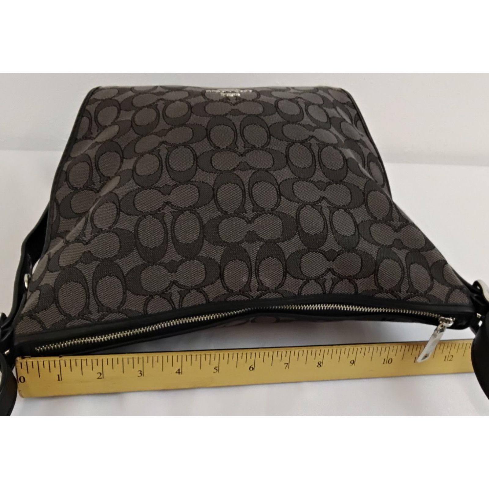Coach Coach Dufflette Signature C Jacquard Crossbody Black Purse Size ONE SIZE - 19 Thumbnail