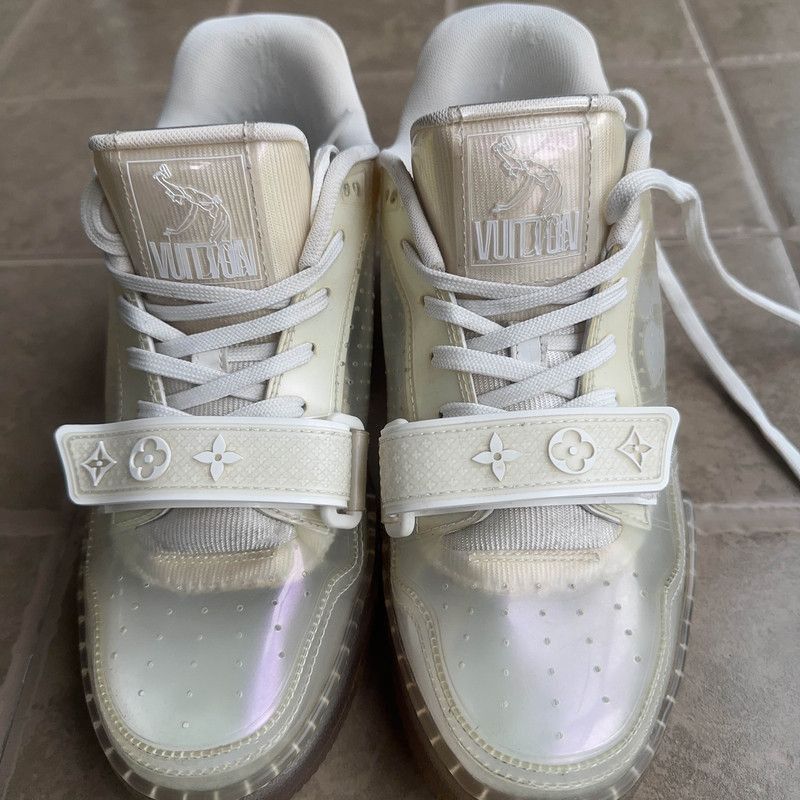 Louis Vuitton Louis Vuitton Trainer Transparent Logo Fashion Sneakers - Size US 8.5 / EU 41-42 - 1 Thumbnail