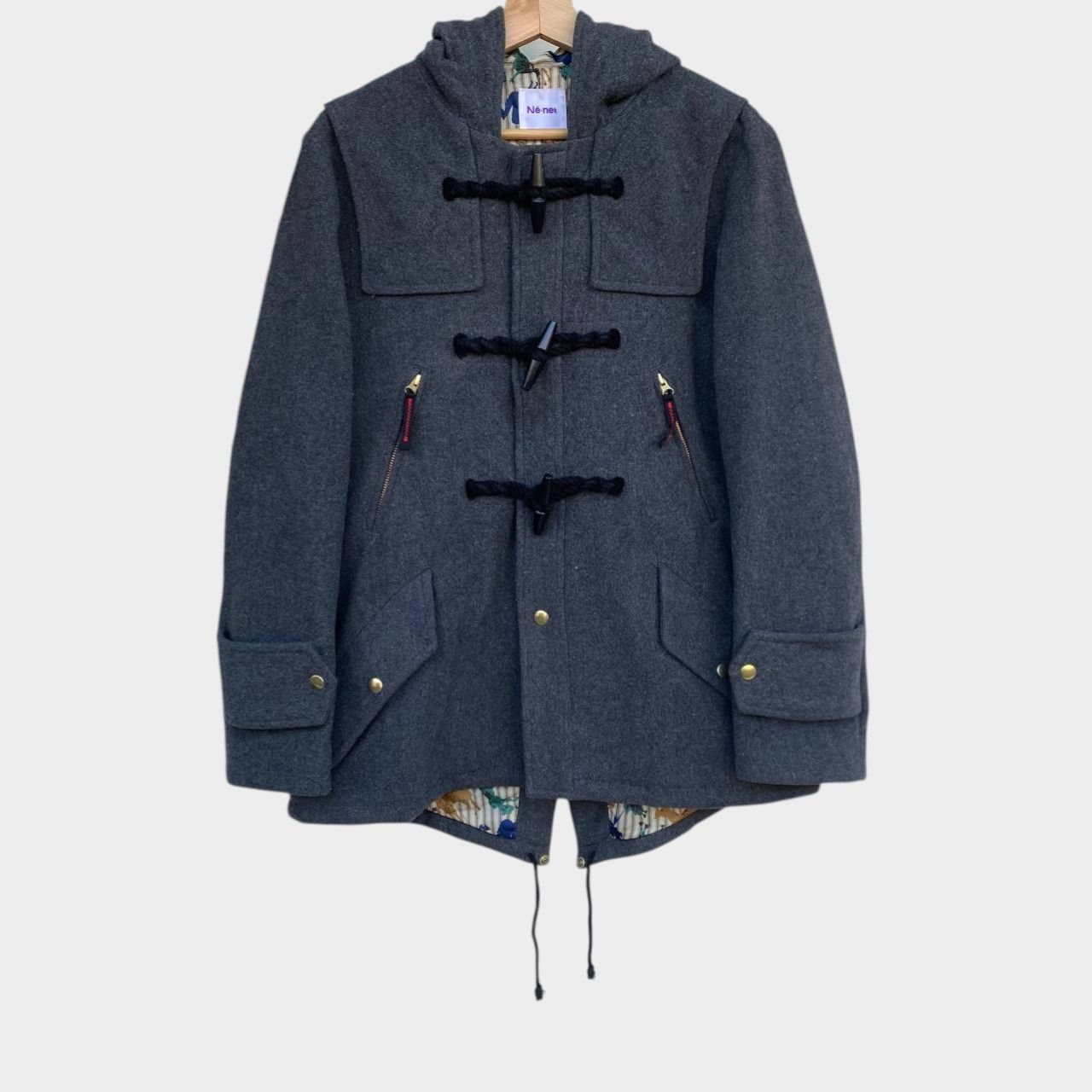 Ne-Net Né-net Issey Miyake Japan Designer Wool Toggle Duffle Coat Size US M / EU 48-50 / 2 - 4 Thumbnail