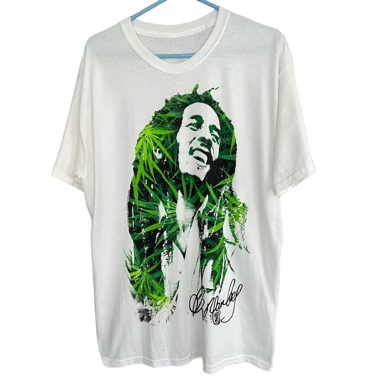 Zion Rootswear Bob Marley Shirt Adult XL White Y2K Zion Tee Shirt Mens Size US XL / EU 56 / 4 - 1 Thumbnail