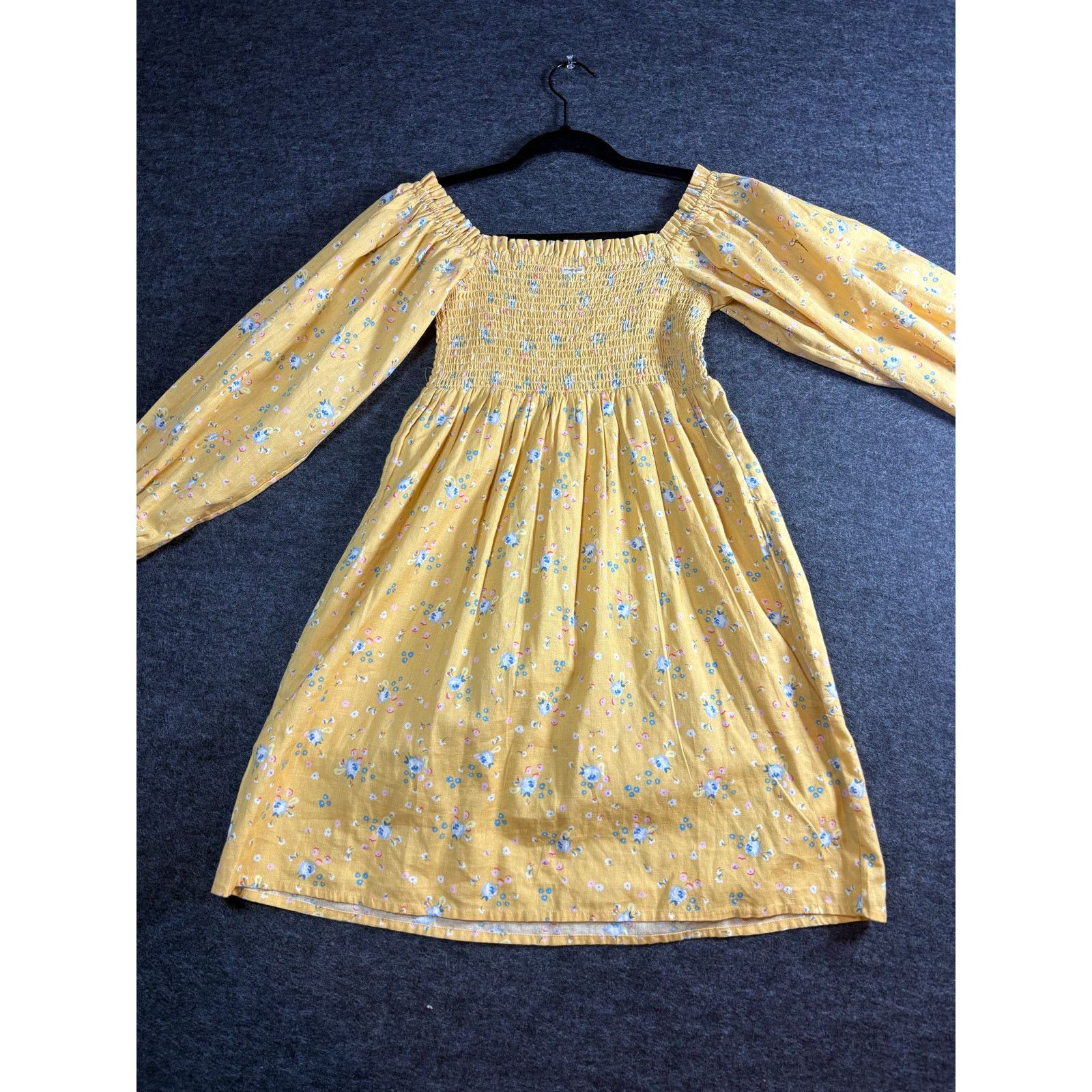 Billabong Billabong x Wrangler Smocked Dress Cottagecore Prairie Dress Size S / US 4 / IT 40 - 4 Thumbnail