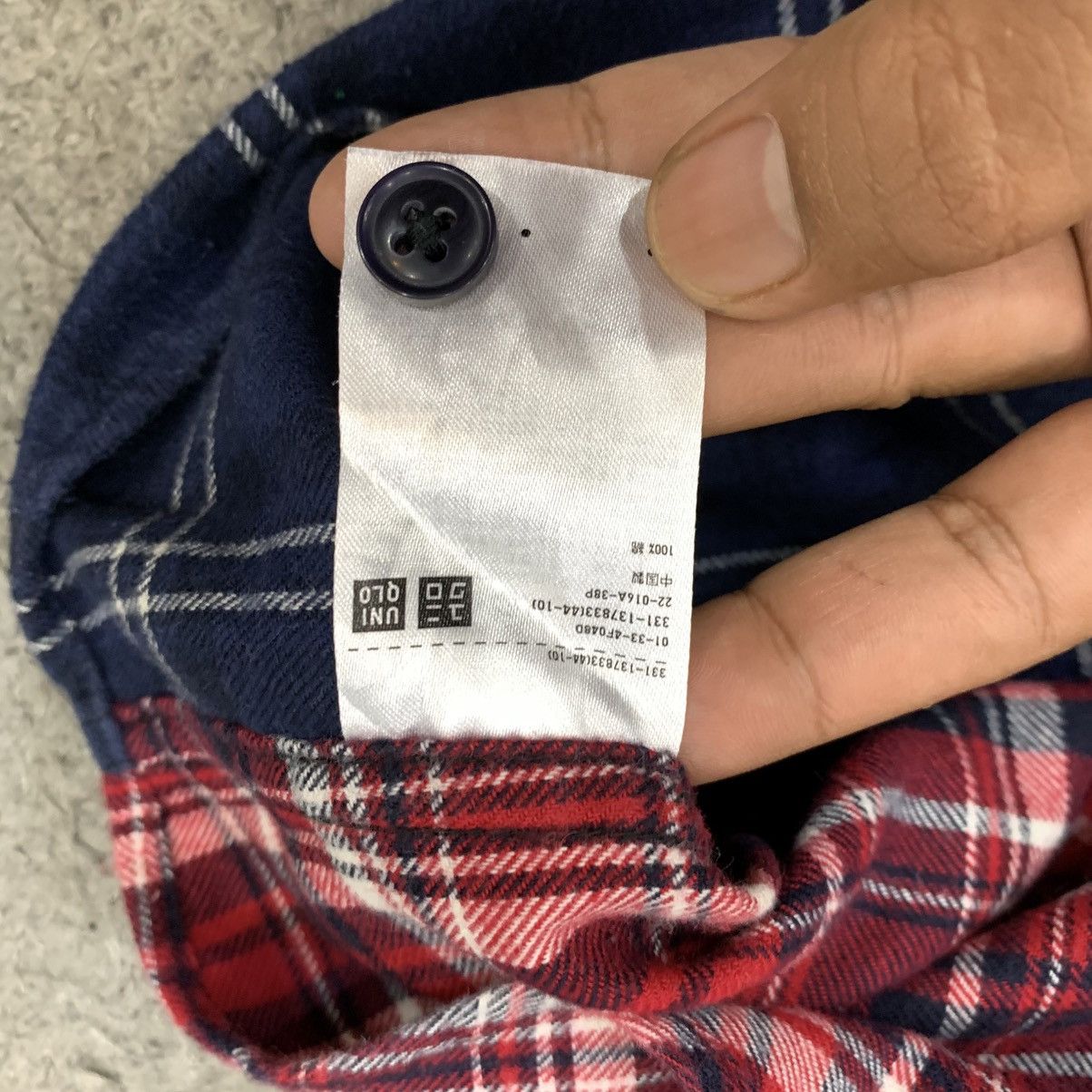 Uniqlo Uniqlo Plaid Flannel Shirt Patchwork Japanese Brand Size US XL / EU 56 / 4 - 7 Thumbnail