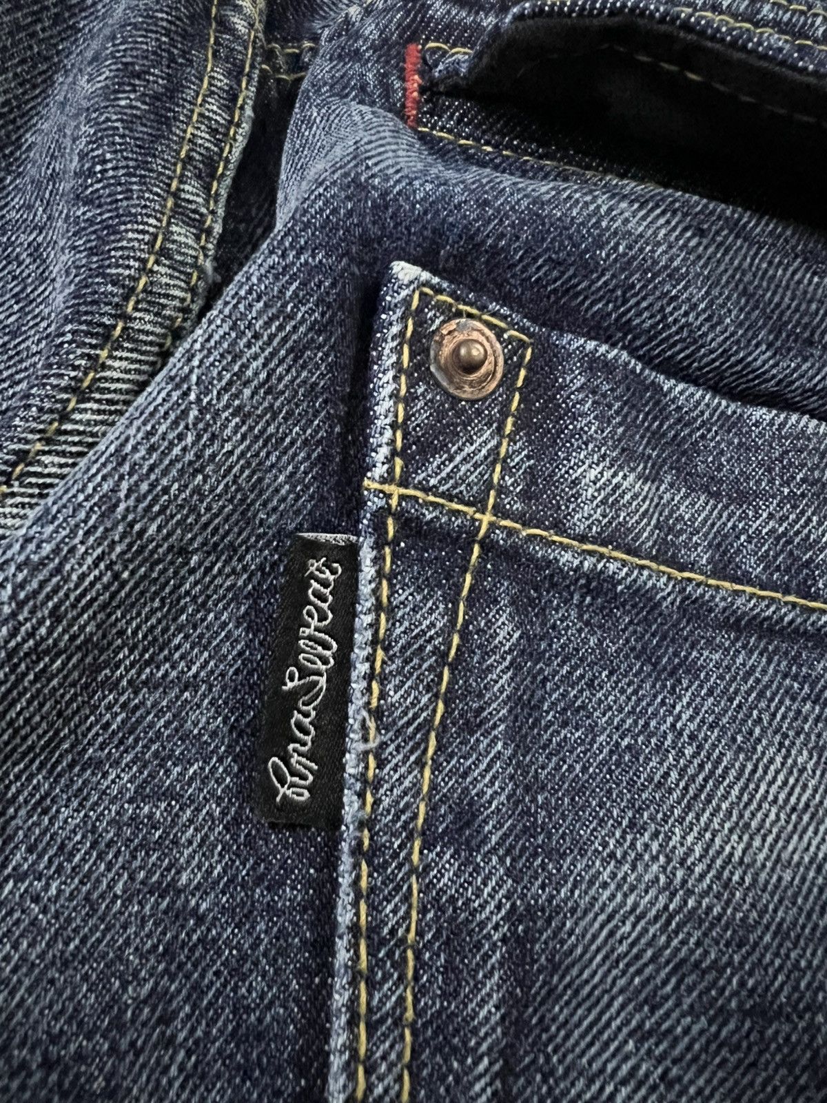 If Six Was Nine × Japanese Brand × Le Grande Bleu (L.G.B.) Ditress Jeans Rna Sweat & Co Punk Very Rare Size US 32 / EU 48 - 21 Thumbnail