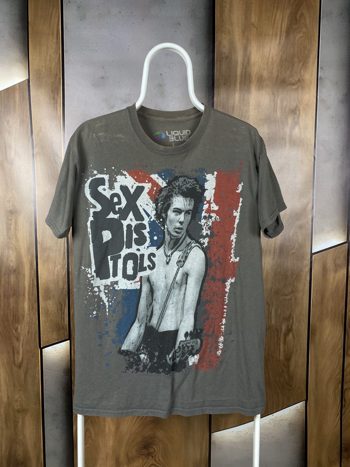 Liquid Blue 🎸Vintage T-Shirt Liquid Blue Sex Pistols Big Logo Tee🎸 Size US L / EU 52-54 / 3 - 1 Thumbnail