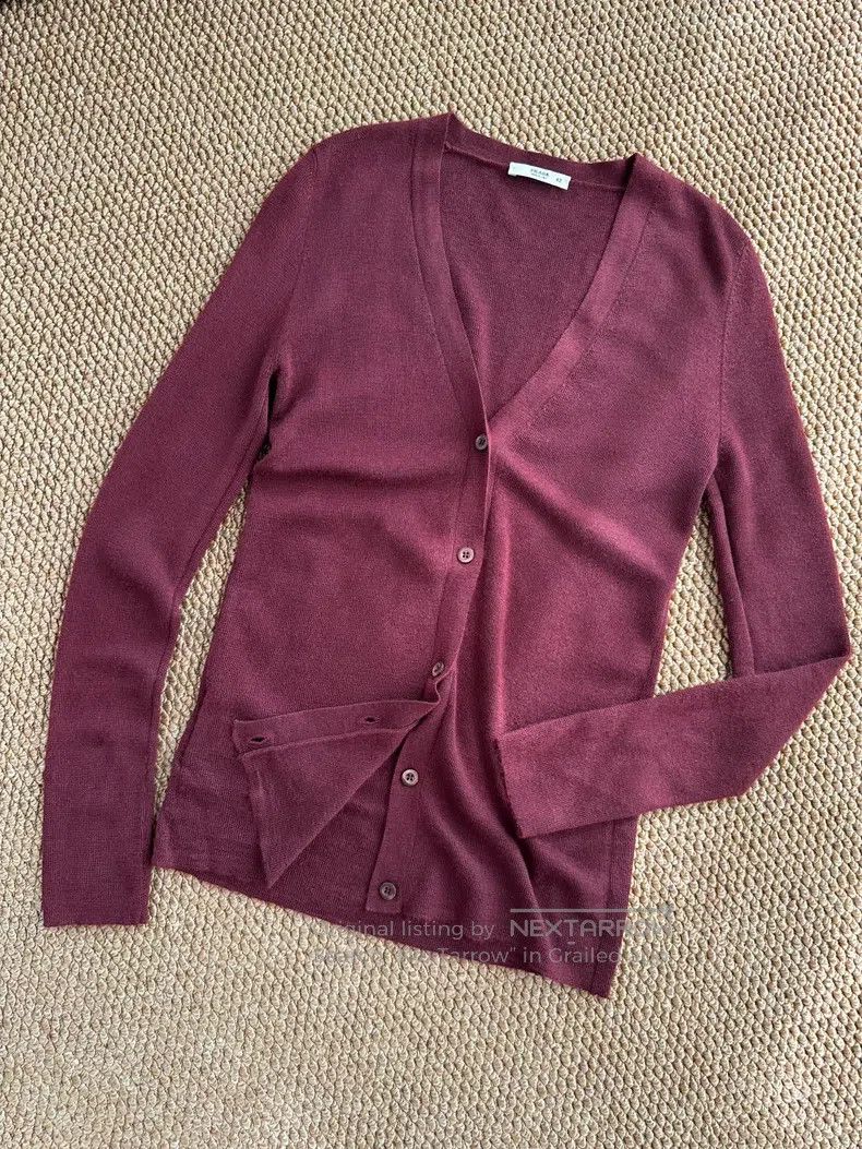 Prada Prada Slim V-neck long-sleeved sweater coat Size S / US 4 / IT 40 - 1 Thumbnail
