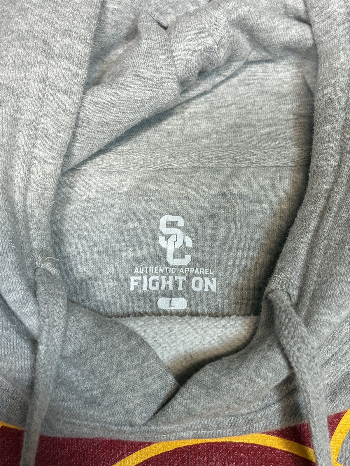 NCAA Vintage 2000s USC Trojans College Grey Hoodie Sz L 0658 Size US L / EU 52-54 / 3 - 3 Thumbnail