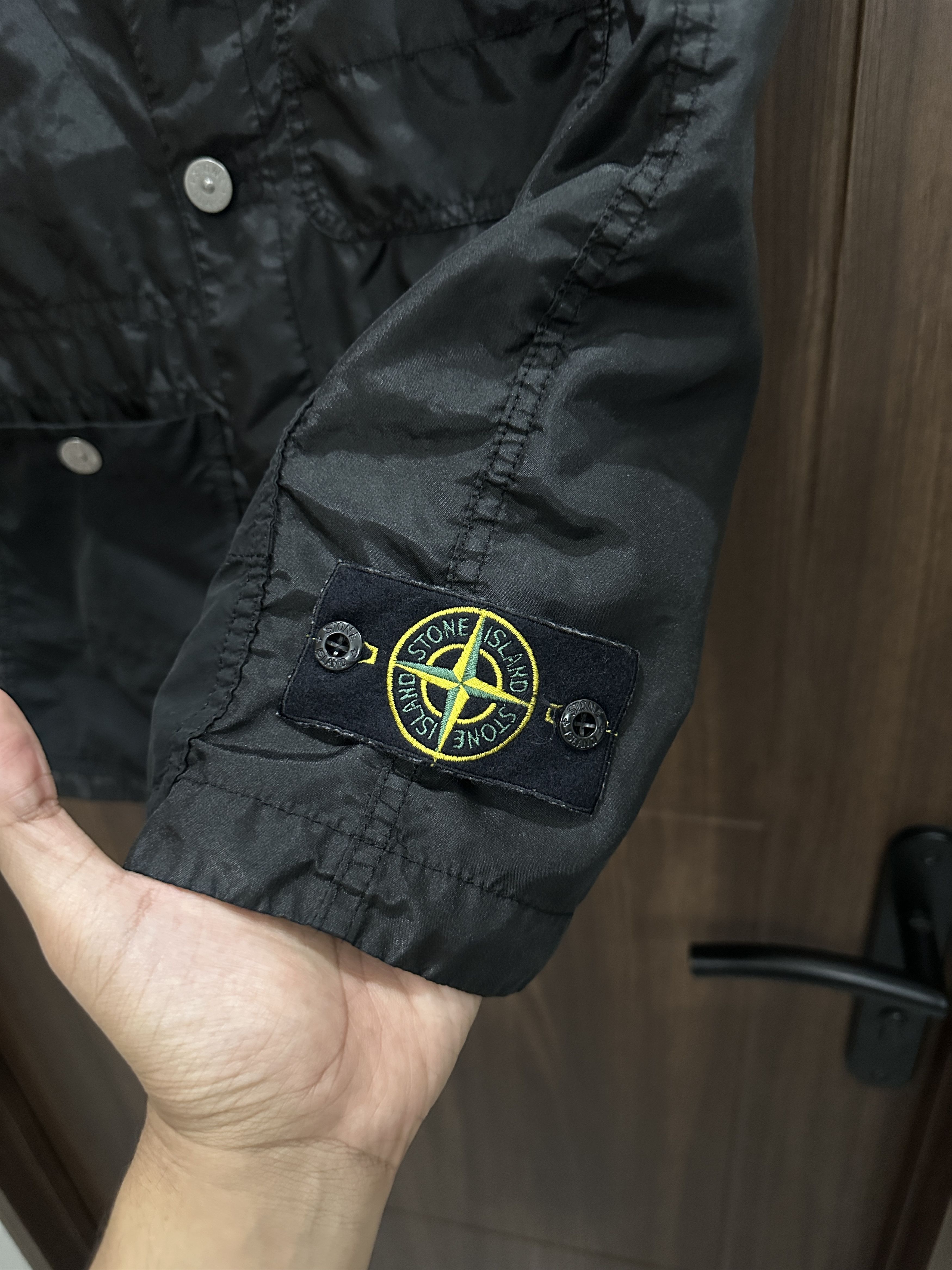 Stone Island STONE ISLAND BLACK GARMENT DYED VEST Size US L / EU 52-54 / 3 - 4 Thumbnail