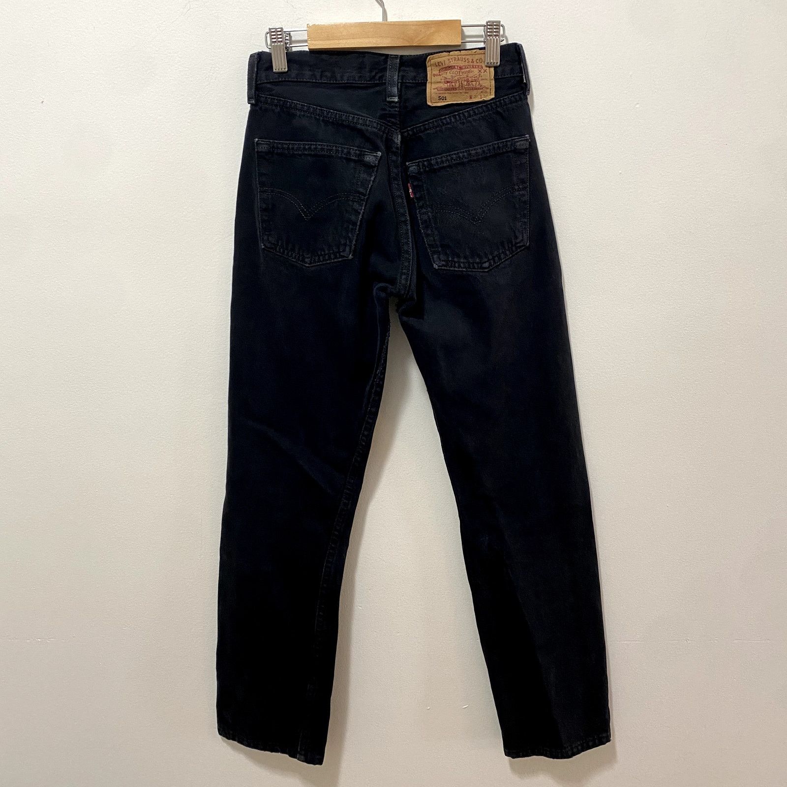 Levi's × Vintage Vintage Levi's 501 Black Denim Jeans Made In USA Punk Grunge Size US 26 / EU 42 - 2 Thumbnail