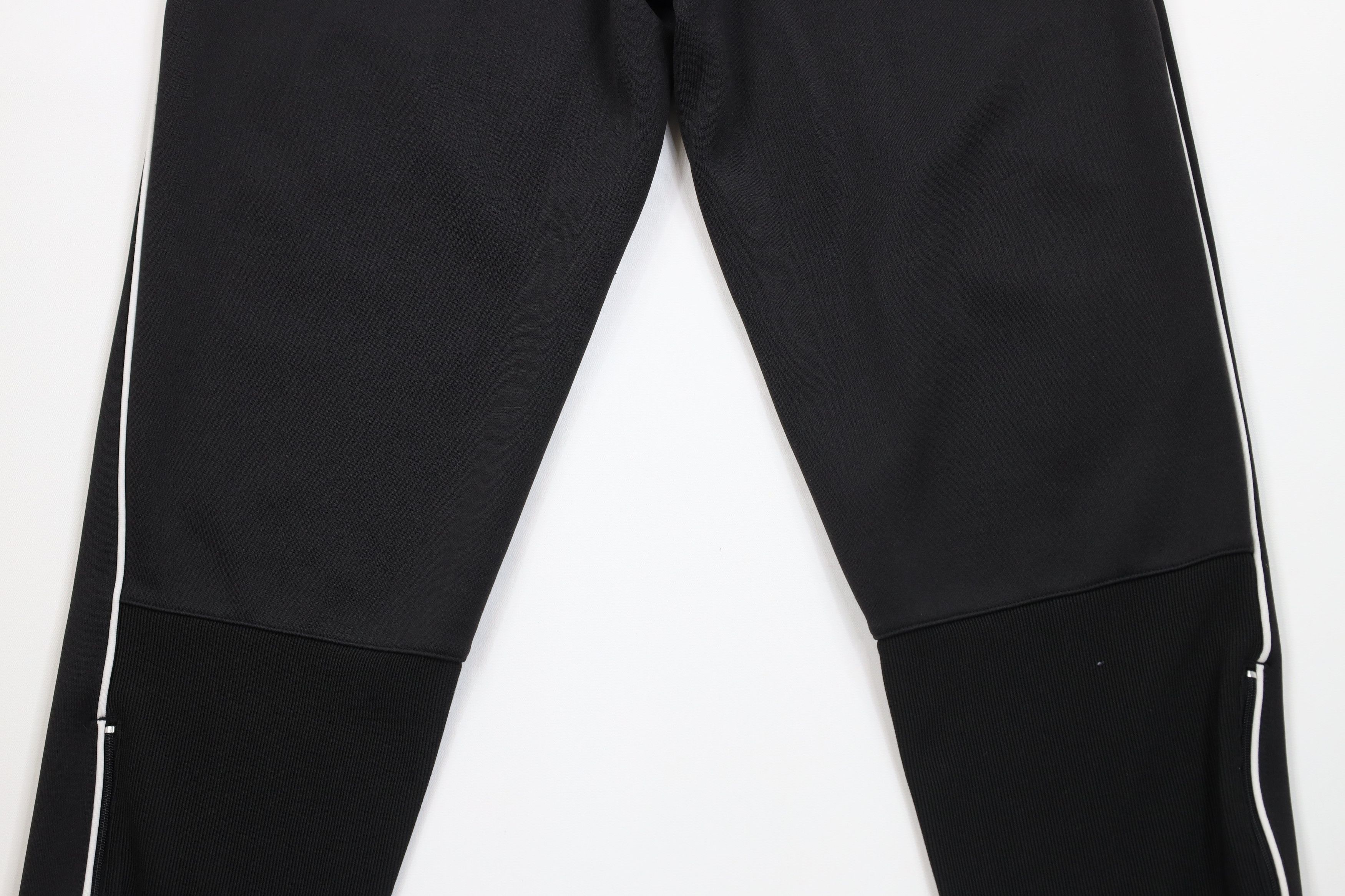 Adidas Vintage 90s Adidas Striped Cuffed Sweatpants Joggers Black Size US 32 / EU 48 - 10 Thumbnail