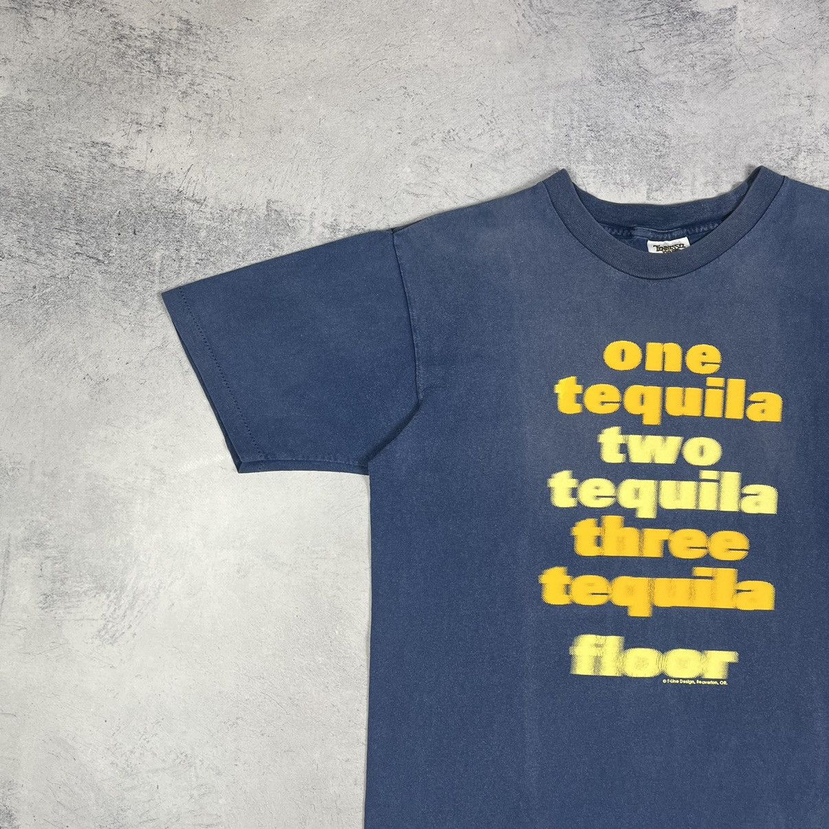 Vintage Vintage One Two Tree Tequila single stitch humor tee 90’s Size US L / EU 52-54 / 3 - 6 Thumbnail