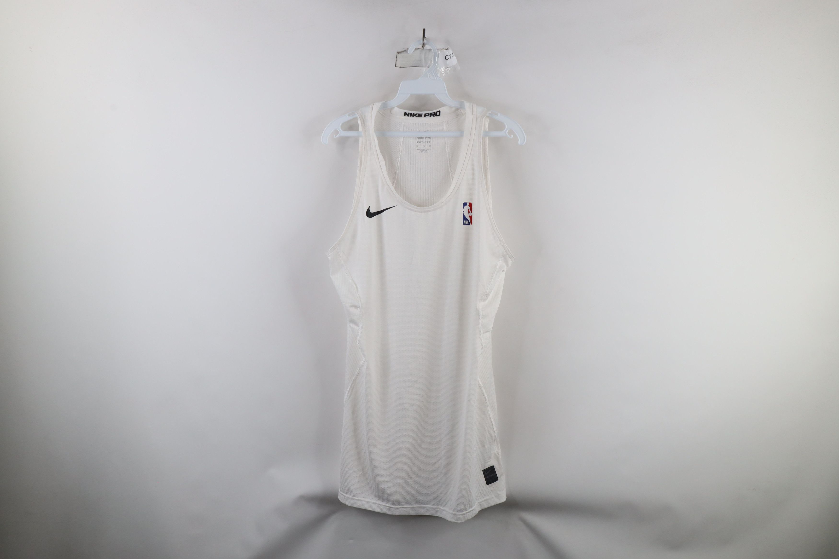 Nike Vintage Nike Pro Issue Compression Training Tank Top T Shirt White Grailed