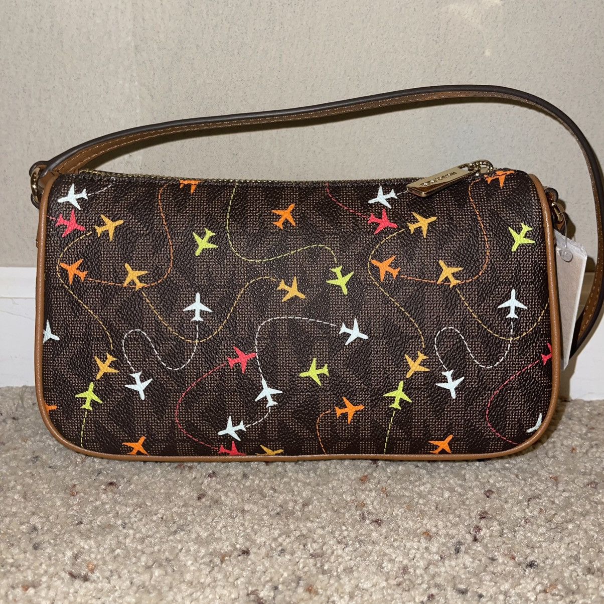 Michael Kors Michael Kors JET SET Medium Pouchette ‘Brown’ - BRAND NEW Size ONE SIZE - 3 Thumbnail