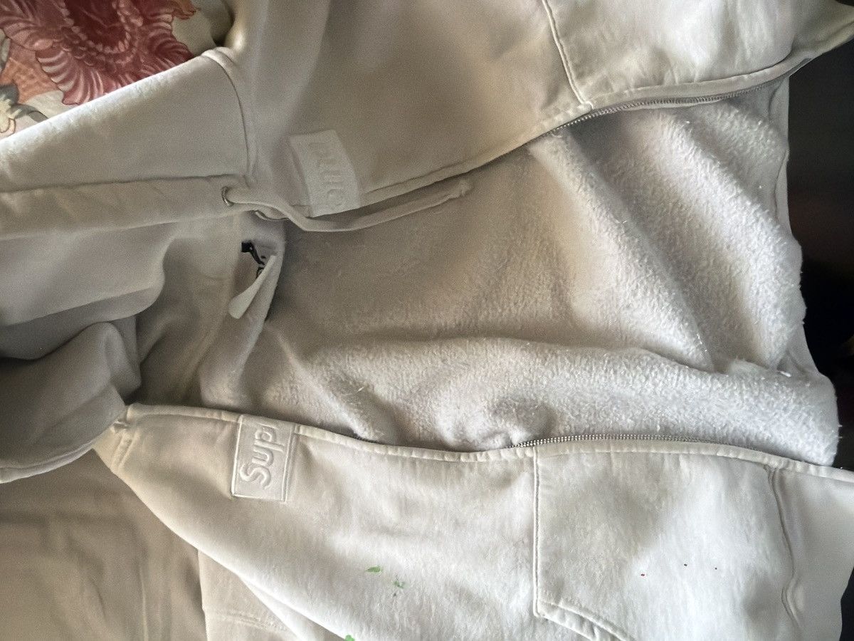 Maison Margiela × Supreme Supreme MM6 White Zip Up Size US M / EU 48-50 / 2 - 2 Thumbnail