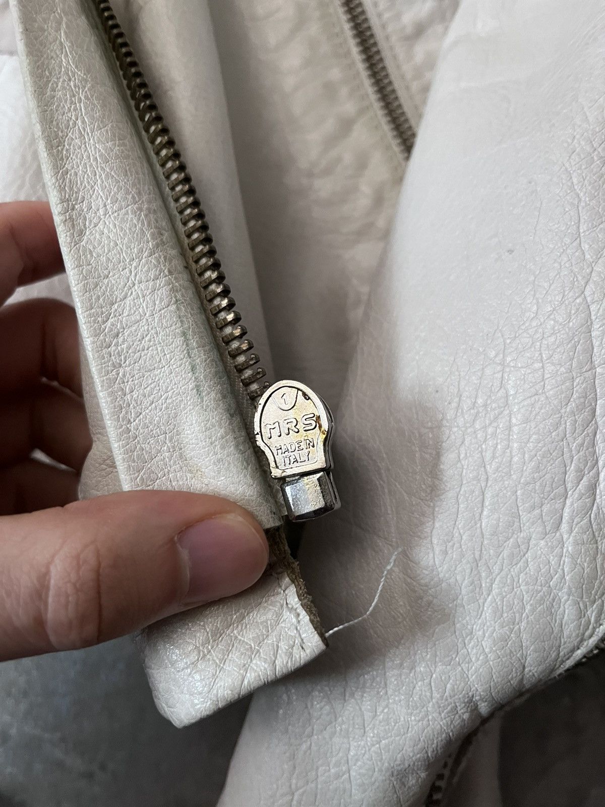 Maison Margiela Maison Margiela S/S 2008 5-zip White Leather Jacket Size US L / EU 52-54 / 3 - 17 Thumbnail