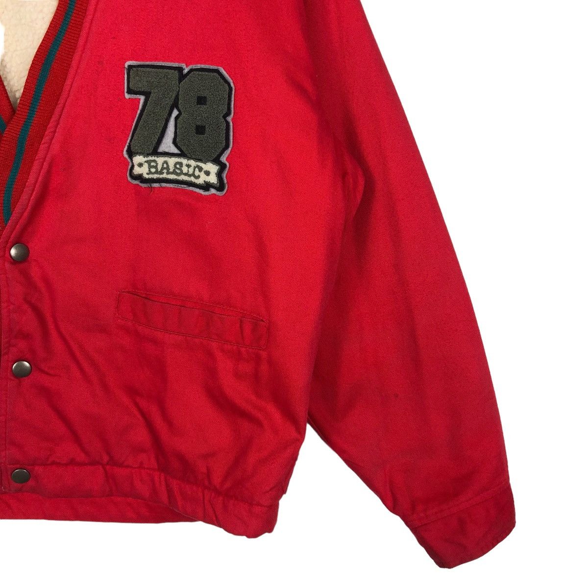 Hysteric Glamour 🔥90s Vintage Bomber Cardigan Jacket BVD Japan Made Big Logo Size US L / EU 52-54 / 3 - 5 Thumbnail