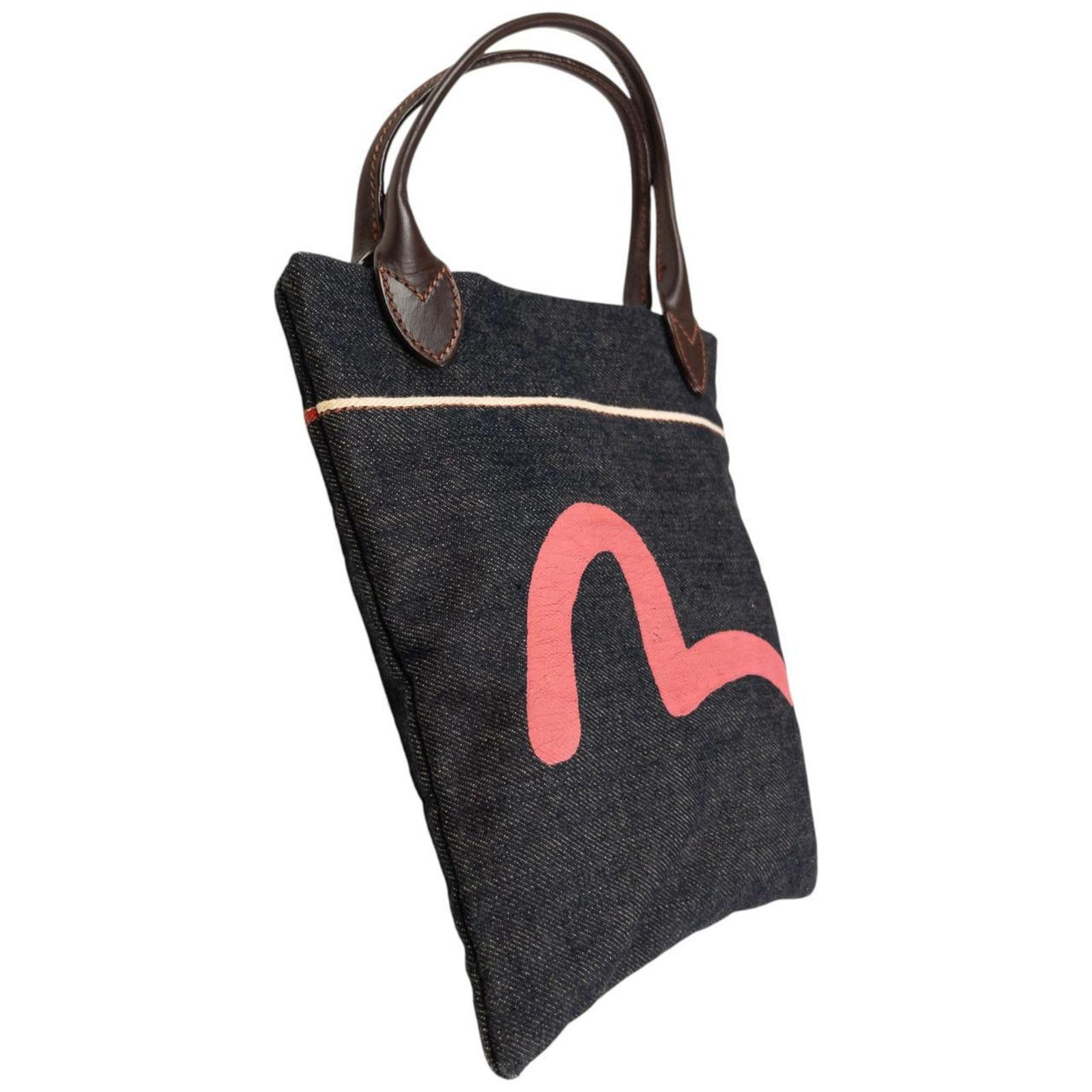 Evisu Vintage Evisu Gull Japanese Denim Handbag Size ONE SIZE - 5 Thumbnail