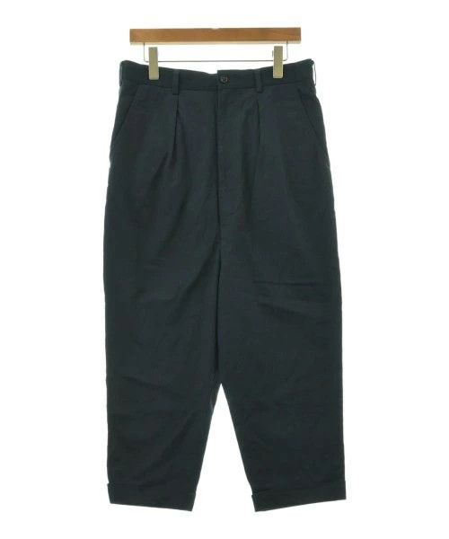 Comme des Garcons Homme Chino Pants Cotton Zipper Plain Wide Design Navy Blue Size US 32 / EU 48 - 1 Thumbnail