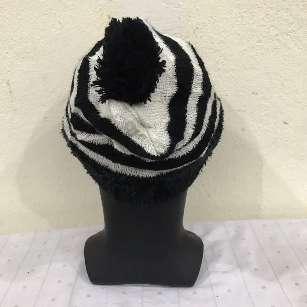 Japanese Brand × Kapital × Vintage Japanese Brand Stripe Jail Design Beanie Hat Size ONE SIZE - 5 Thumbnail