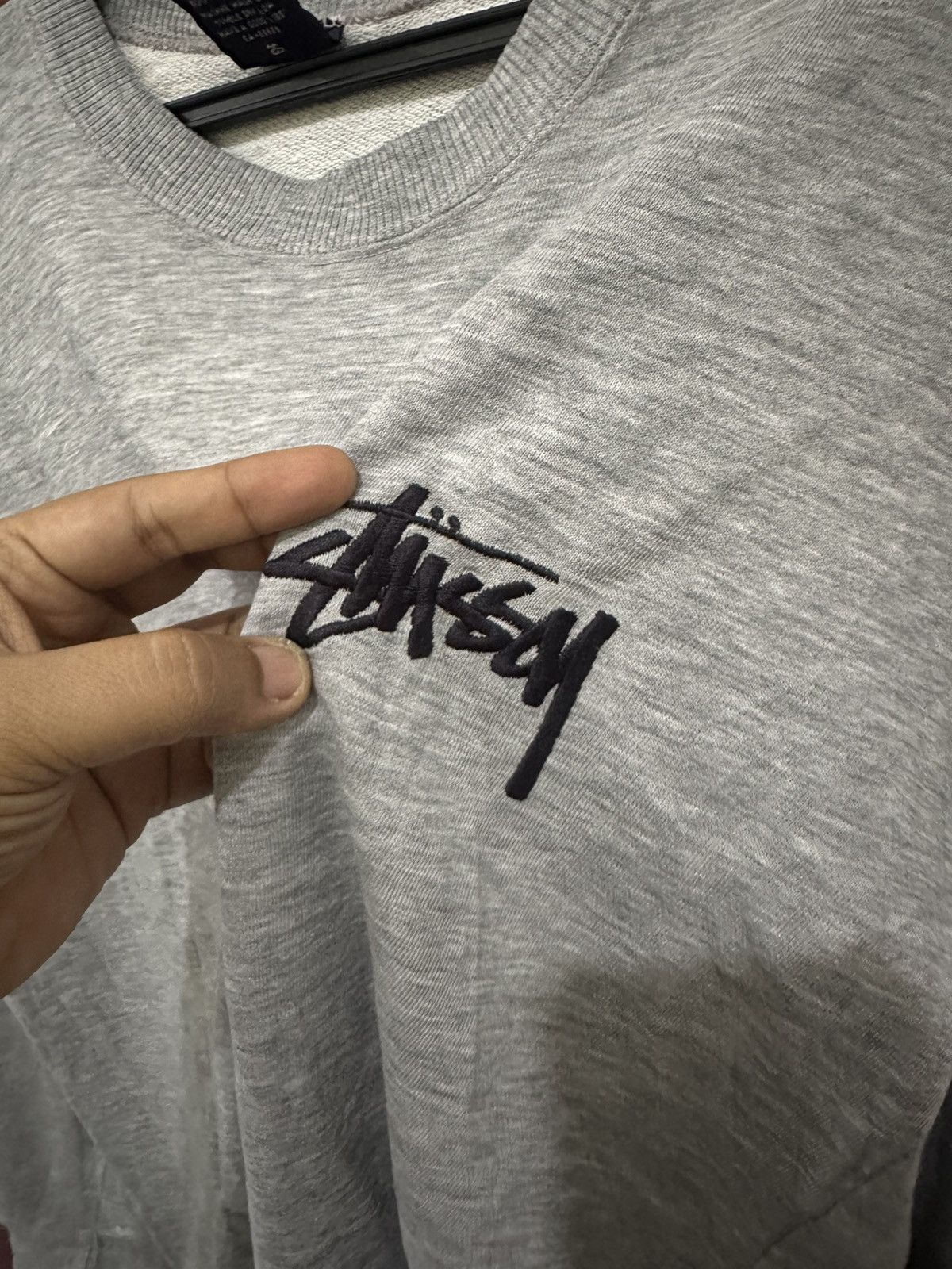 Stussy Vintage 90s Stussy Grey Sweatshirt Size US M / EU 48-50 / 2 - 4 Thumbnail