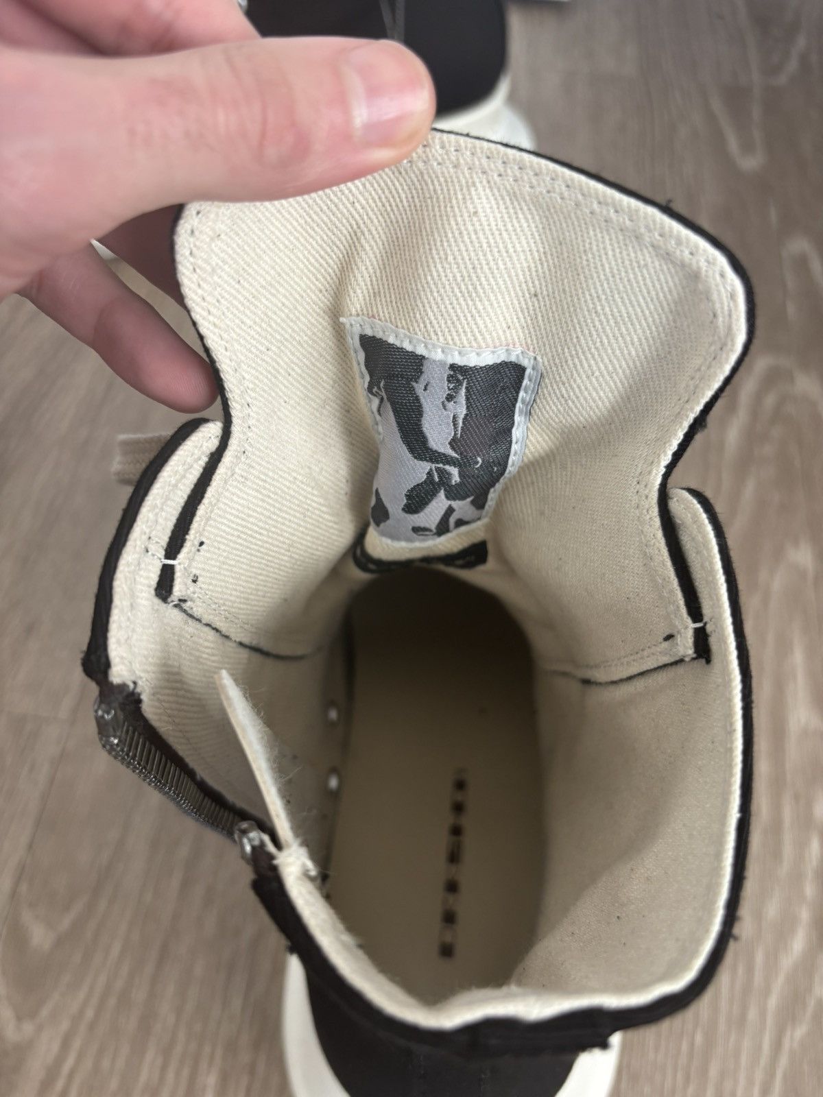 Rick Owens Drkshdw Rick Owens Drkshdw Abstract Ramones Size US 8.5 / EU 41-42 - 4 Thumbnail