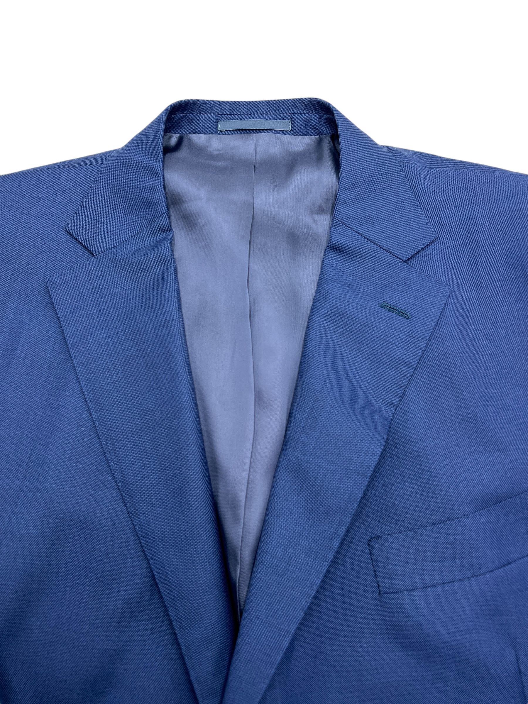 Suitsupply Napoli Wool Formal Blazer Waistcoat Suit EU:62; UK/US:52R Size 52R - 8 Thumbnail