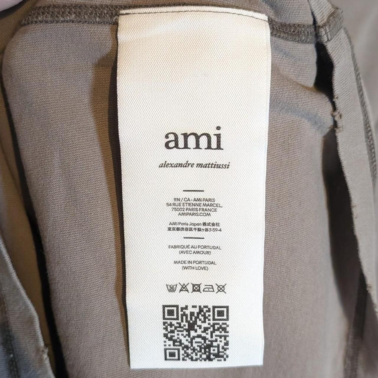 AMI ami Fade Out Distressed Double Layered Long Sleeve Tee Size US M / EU 48-50 / 2 - 6 Thumbnail