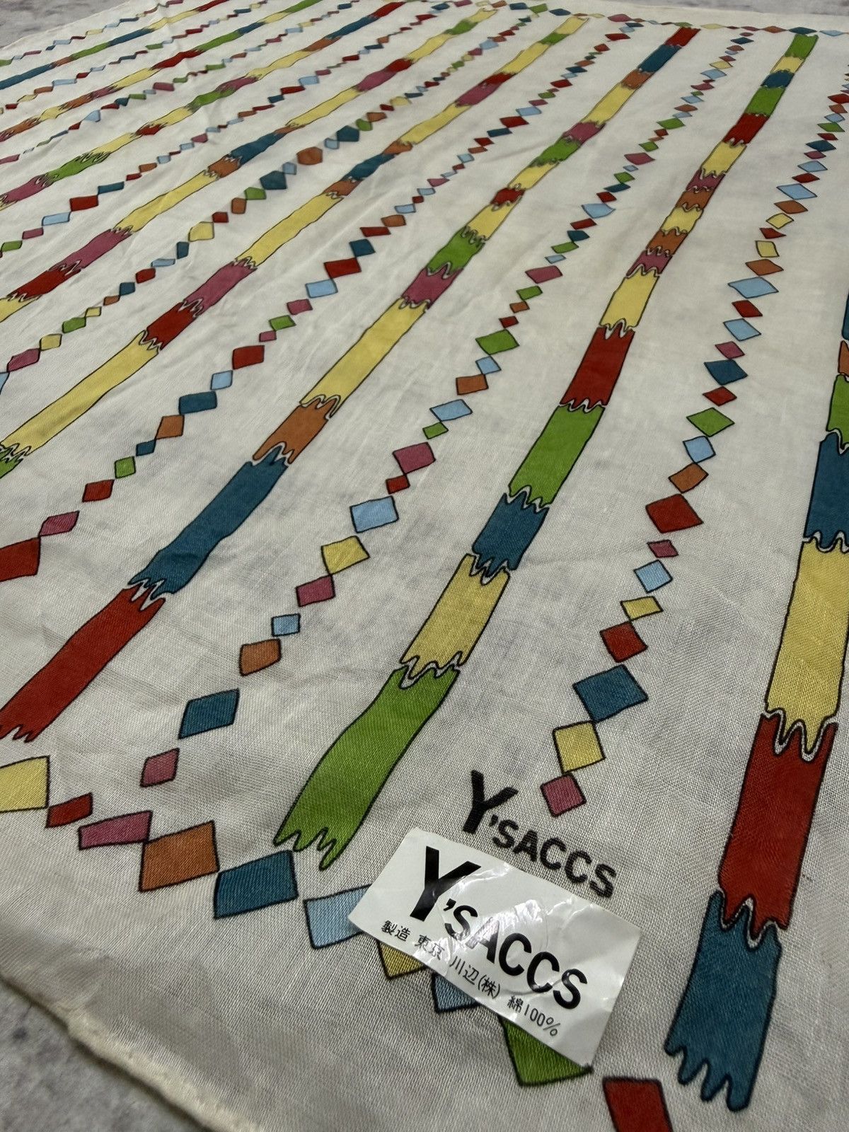 Yohji Yamamoto Vintage Y’saccs Yohji Yamamoto Handkerchief/PocketSquares Size ONE SIZE - 8 Thumbnail
