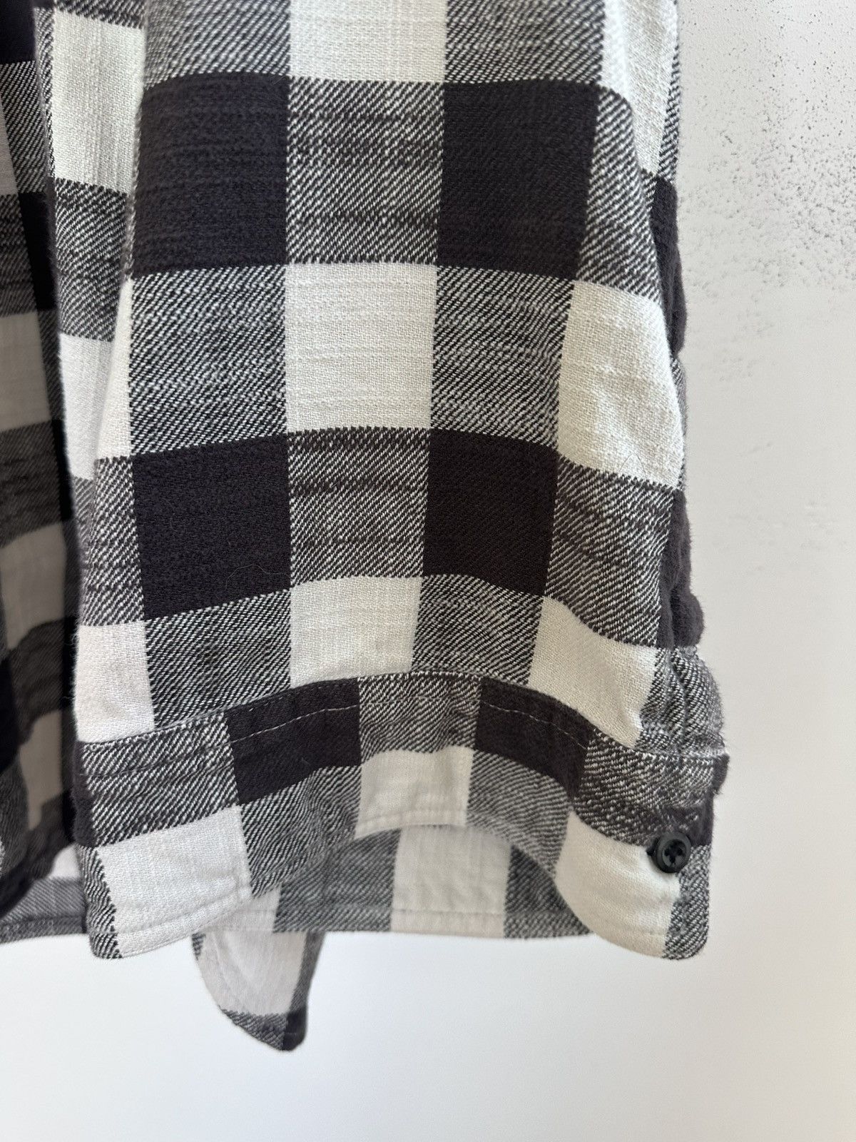 R13 Oversized R13 Buffalo Plaid Japanese Flannel- Fits to Medium Size US XS / EU 42 / 0 - 5 Thumbnail