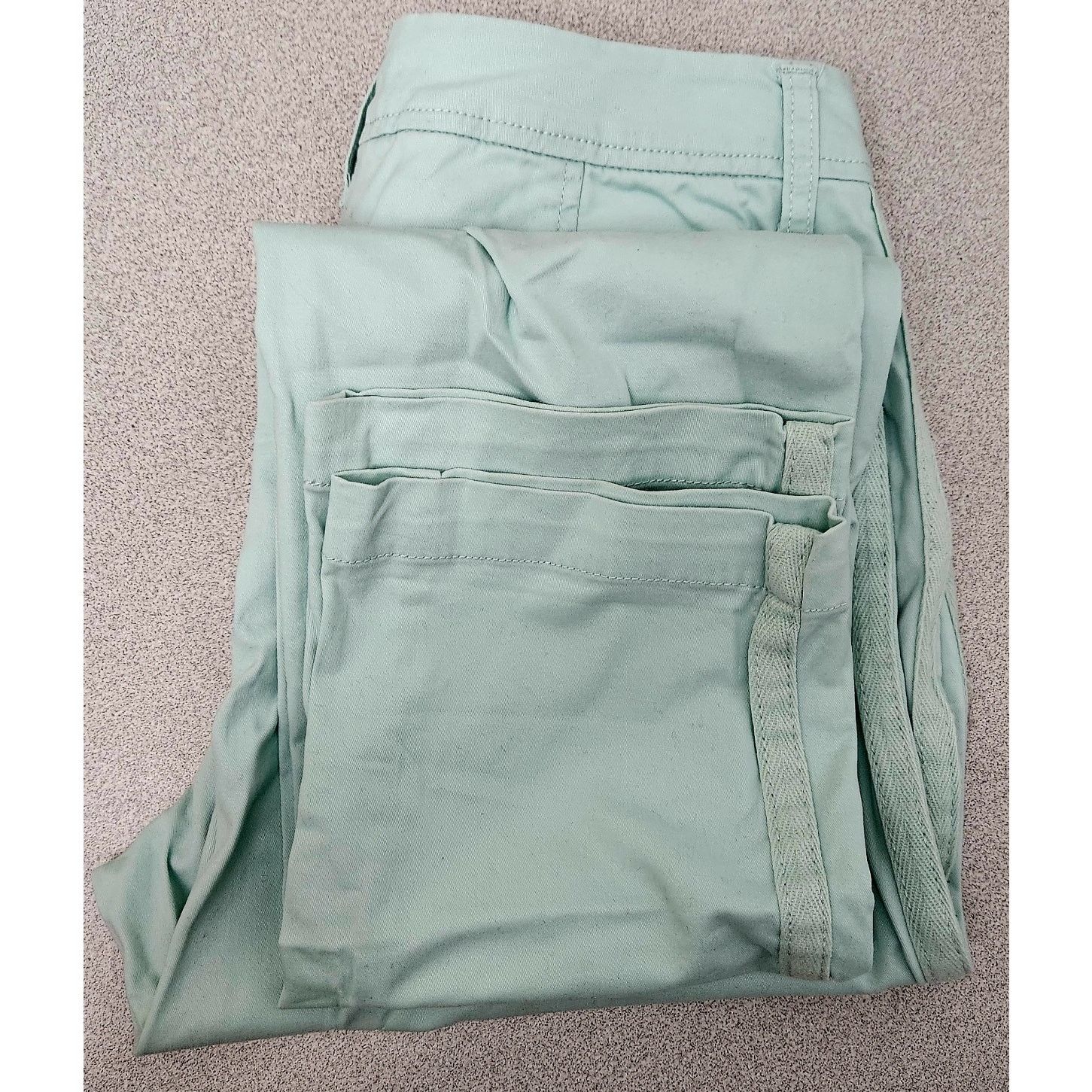 Other A New Day Mint Green Flat Front Jeans 2 Trim On Side Seams Size 28" / US 6 / IT 42 - 6 Thumbnail