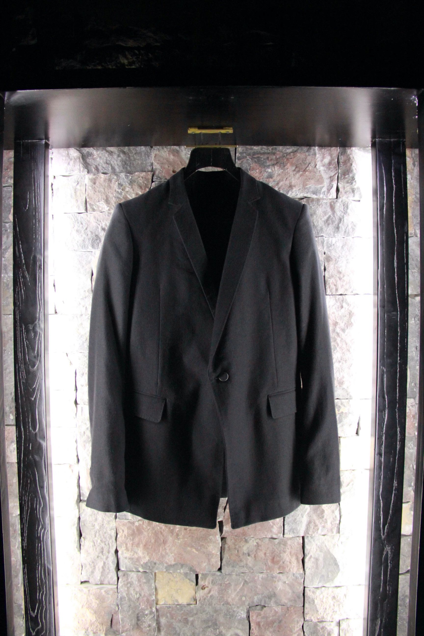 Boris Bidjan Saberi Boris Bidjan Saberi Black Blazer Men 48r Size 48R - 1 Thumbnail