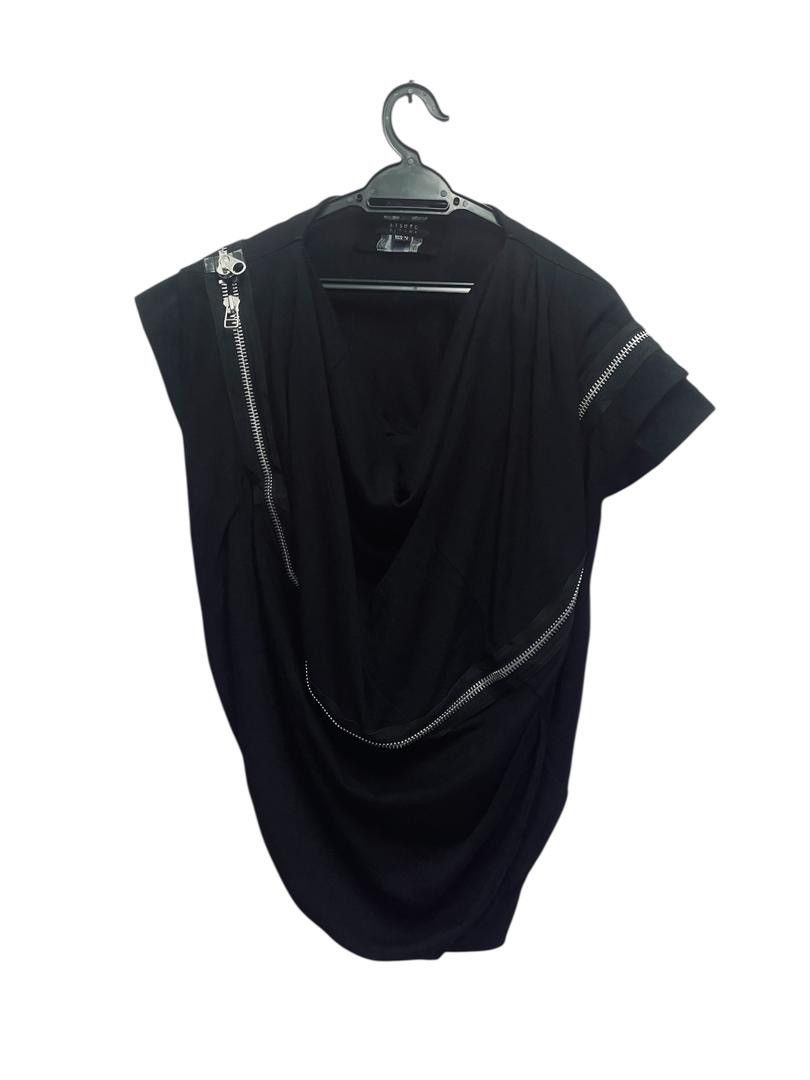 Japanese Brand Atsuro Tayama Asymmetric Zipper Cape Runway Size US M / EU 48-50 / 2 - 3 Thumbnail