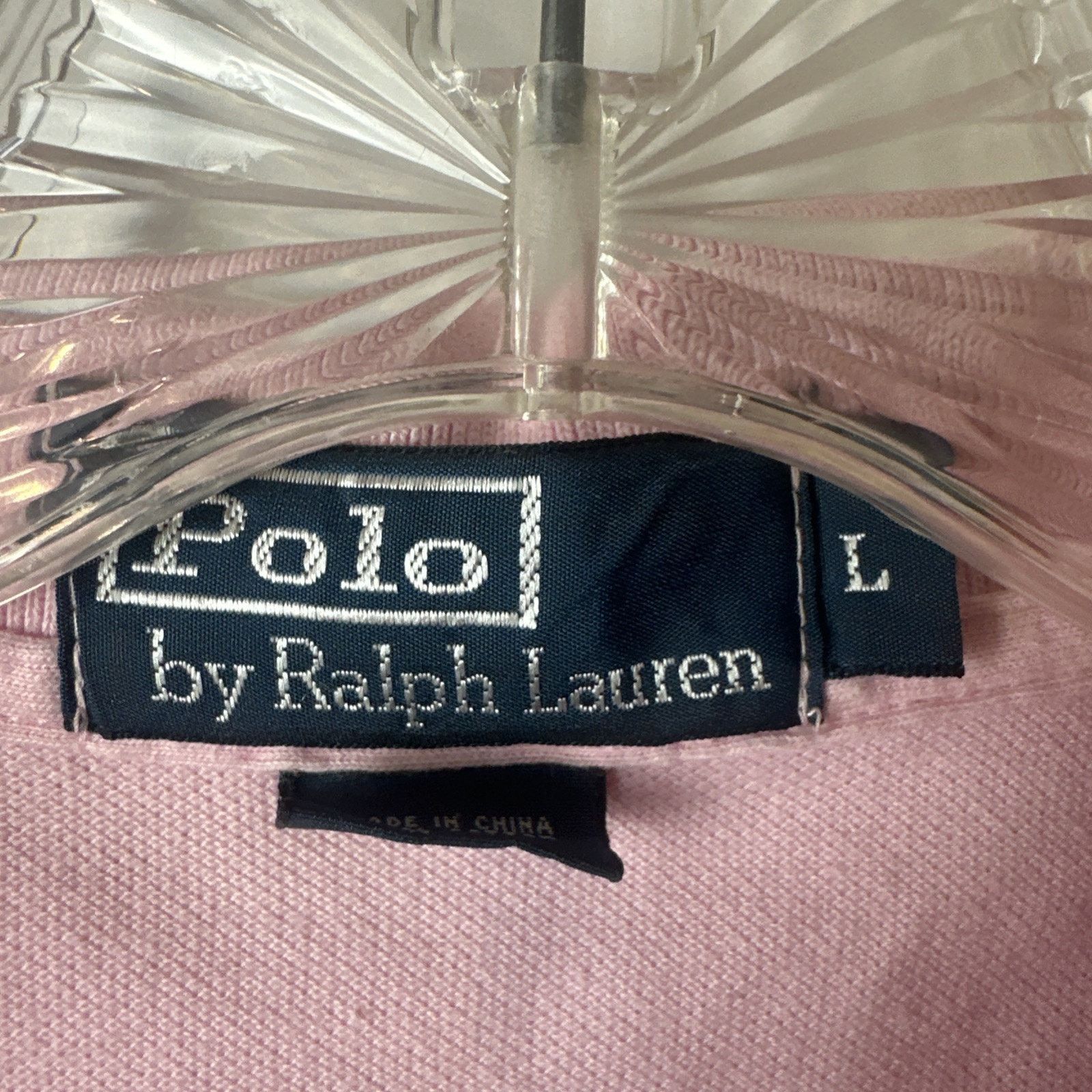 Polo Ralph Lauren Ralph Lauren Polo Shirt Mens Adult Large Pink Blue Pony Size US L / EU 52-54 / 3 - 7 Thumbnail