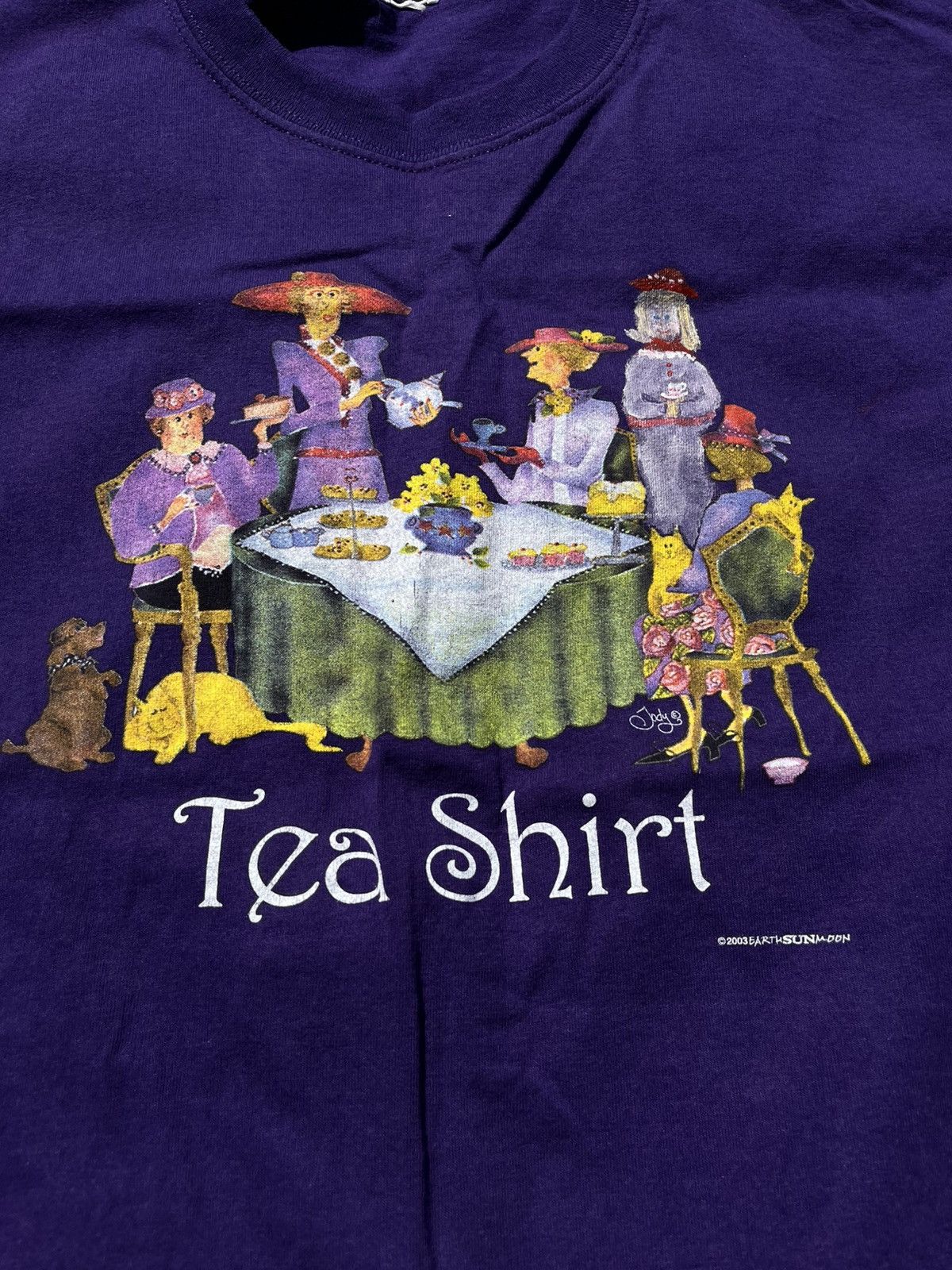 Vintage Vintage Tee "tea shirt" Size US L / EU 52-54 / 3 - 1 Thumbnail