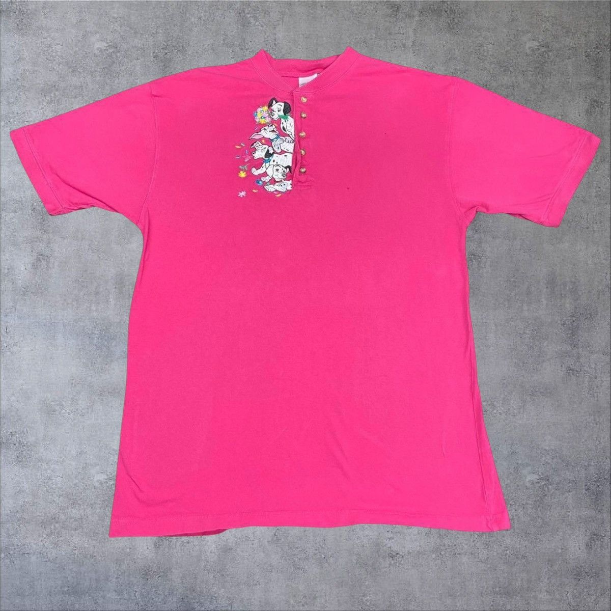 Disney × Vintage Vintage 101 Dalmatians Shirt Size US L / EU 52-54 / 3 - 2 Thumbnail
