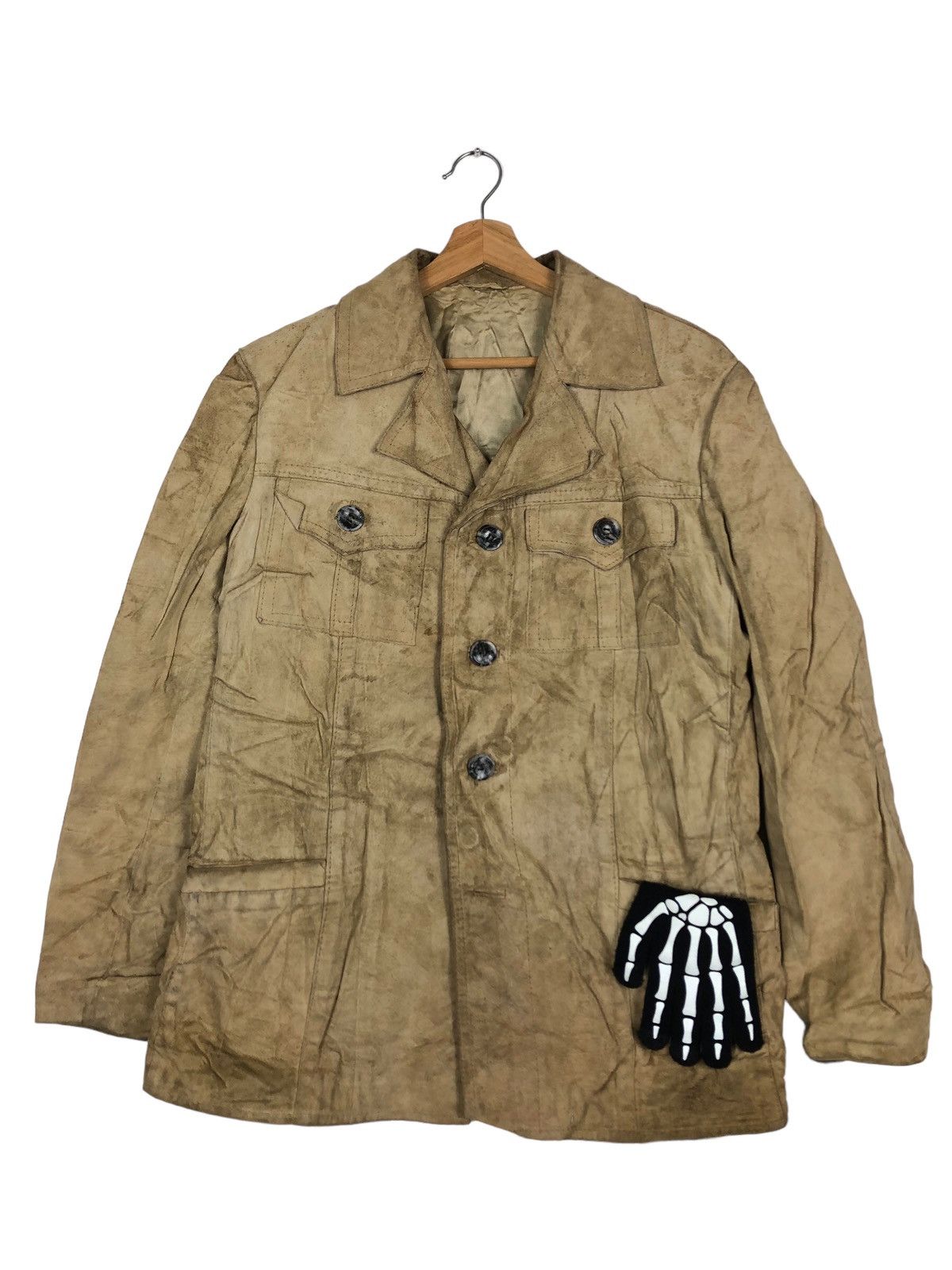 Japanese Brand 🔥90’s Vintage Genuine Leather Bomber Jacket Issey Miyake Size US M / EU 48-50 / 2 - 1 Thumbnail