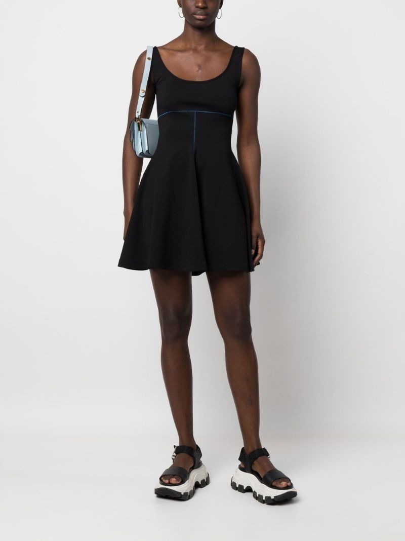 Marni o1y1025 Mini Dress in Black Size L / US 10 / IT 46 - 5 Thumbnail