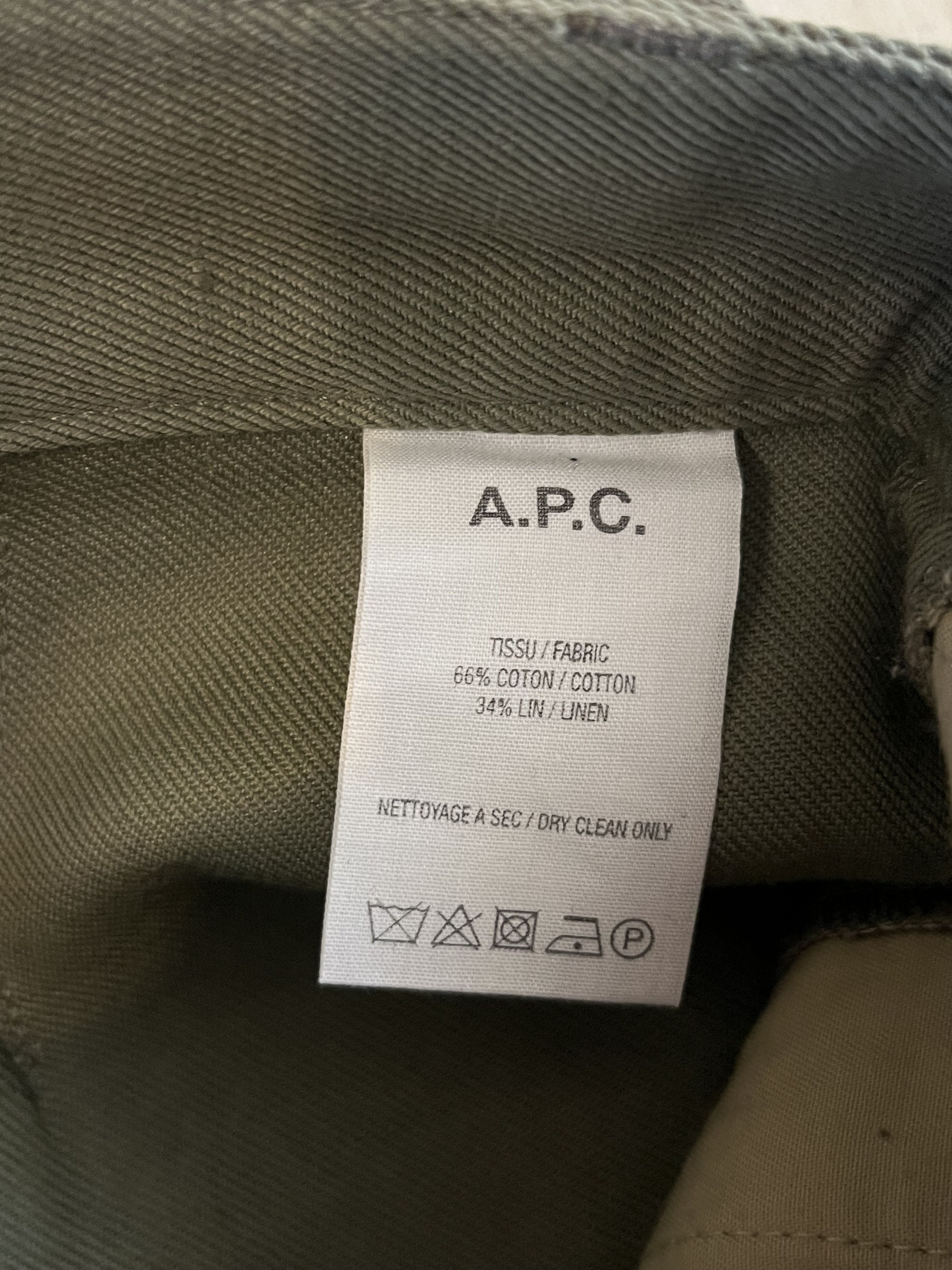 A.P.C. APC Cotton Lin Classic Pants Size 29" - 6 Thumbnail