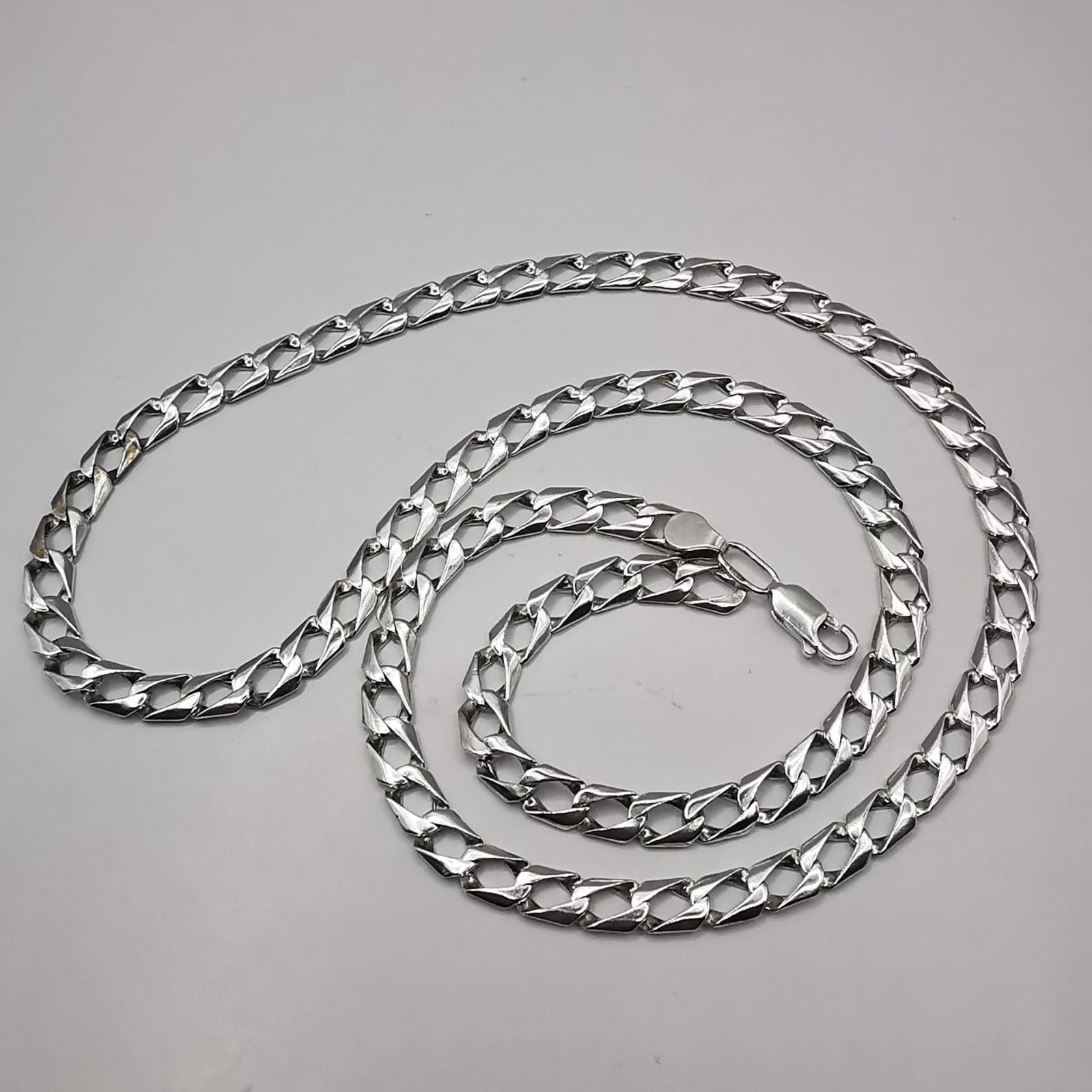 Vintage Jewelry Chain925 Sterling SilverSigned 1980g