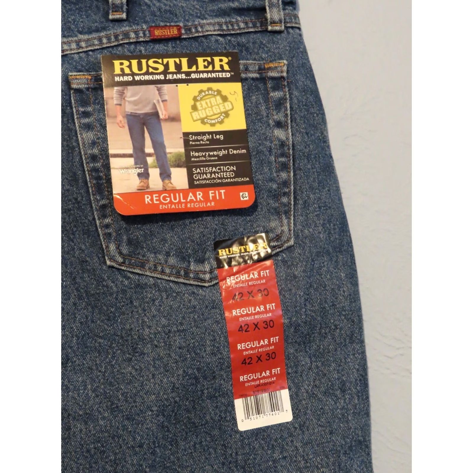 Denime Rustler Jeans Shirt? Size US 42 / EU 58 - 8 Thumbnail