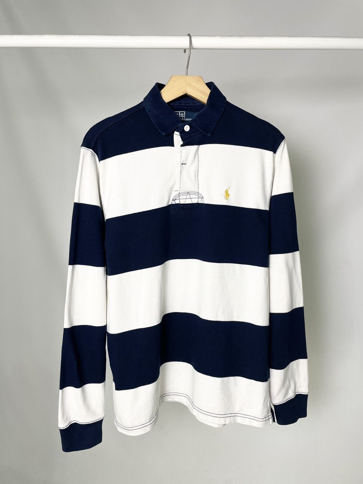 Polo Ralph Lauren POLO 🏇 By Ralph Lauren Vintage Striped long sleeve tee Size US M / EU 48-50 / 2 - 2 Thumbnail